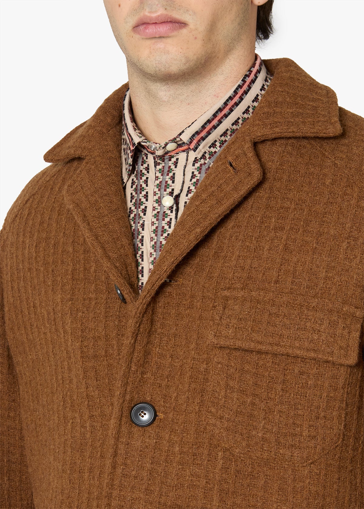 Aaderbale Virgin Wool Jacket Brown Coats &