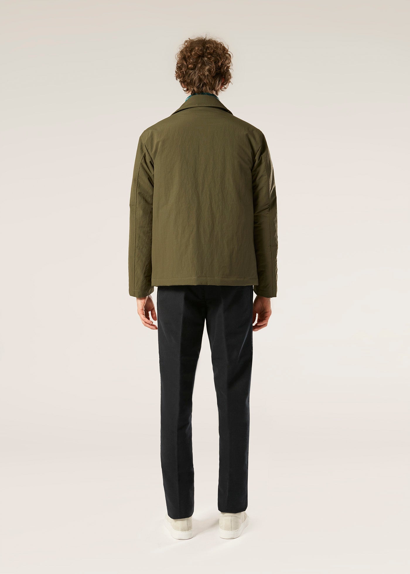 Aaderbale Nylon Padded Jacket Green Coats &