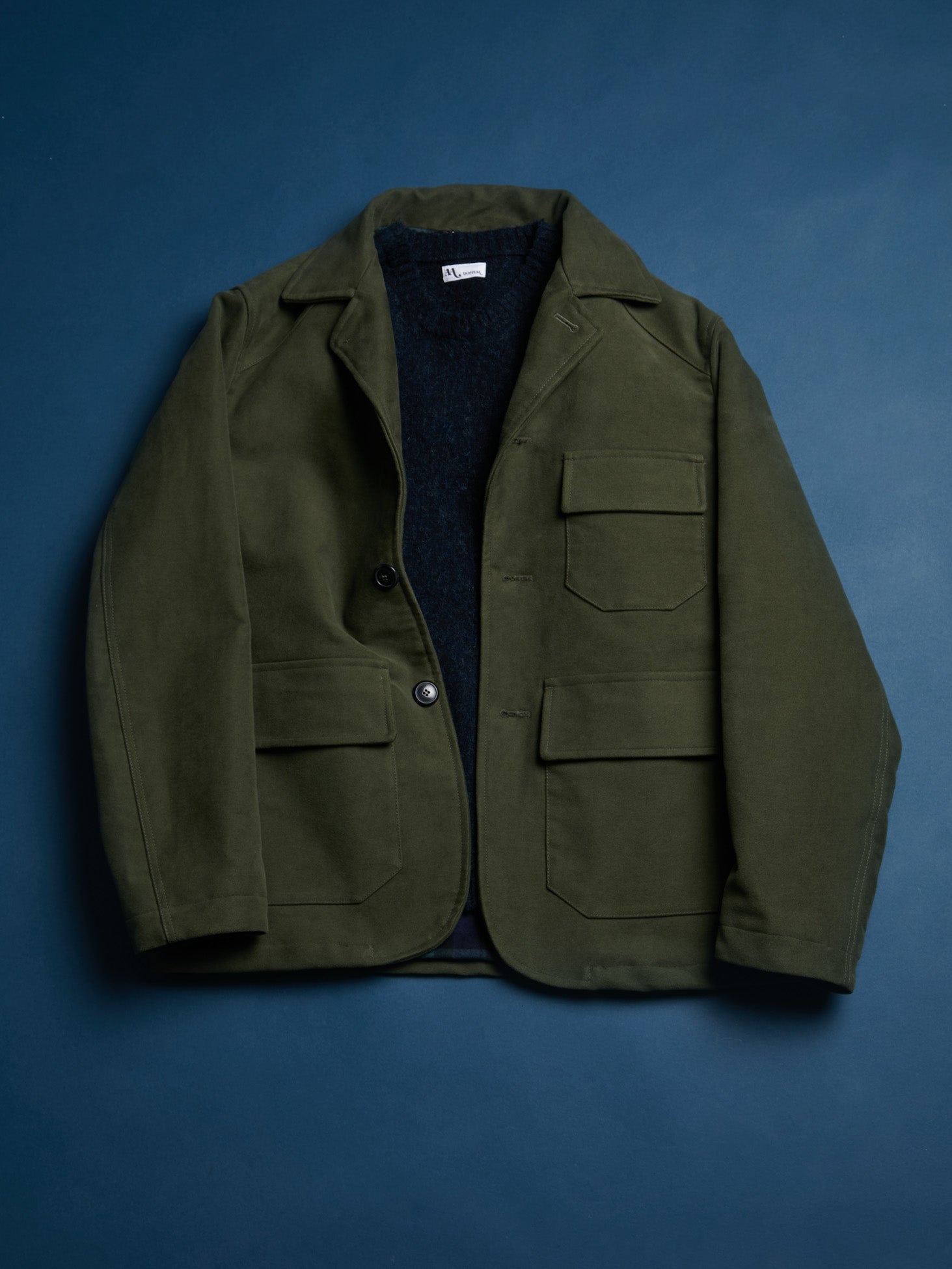 Aaderbale Green Moleskin Jacket Coats &