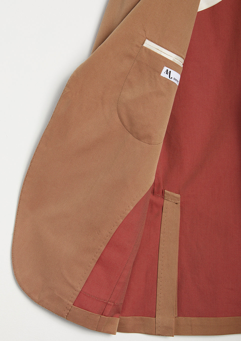 Aandroant Single Breasted Suit Brown Coats & Jackets
