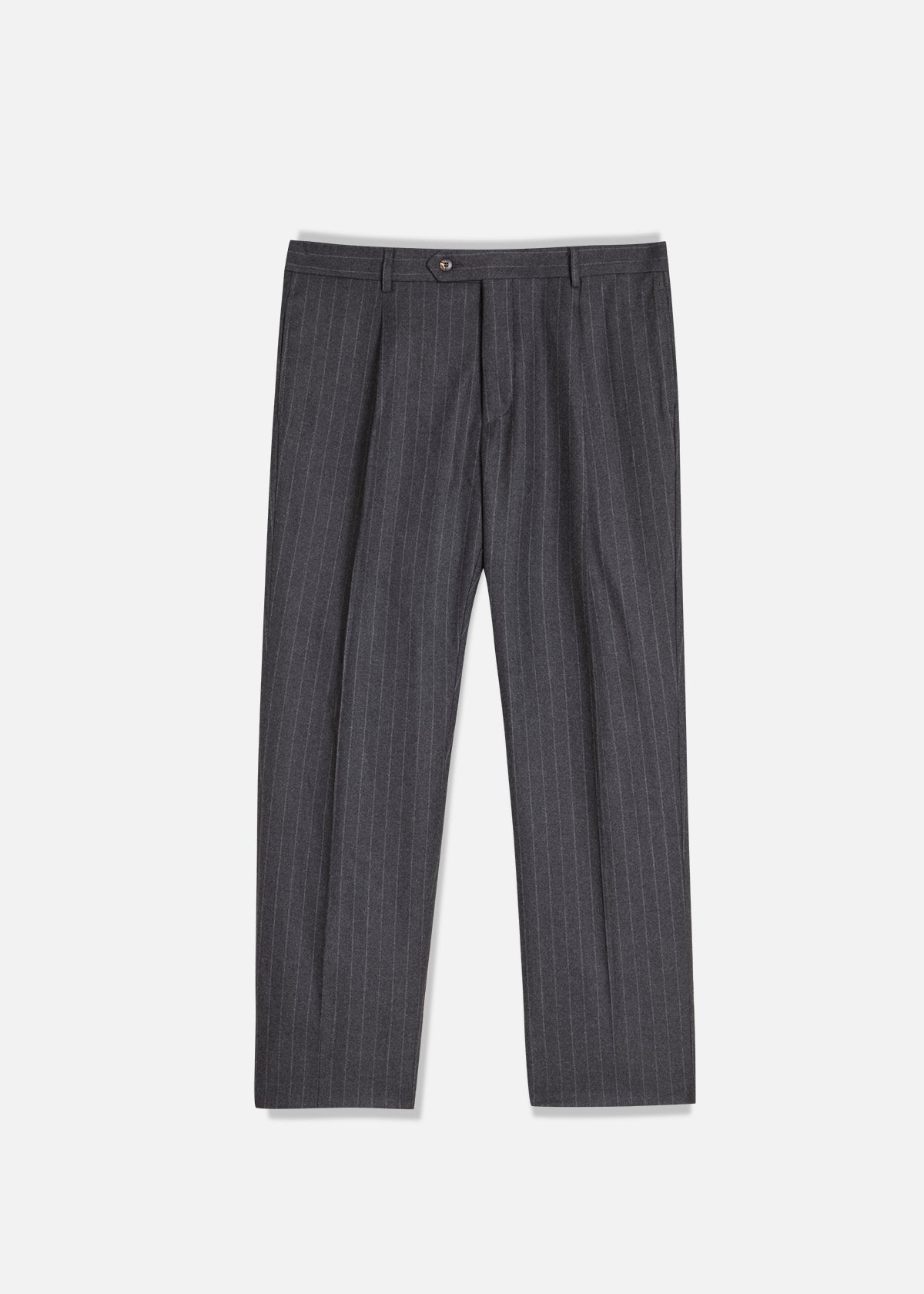 Aadroant Pinstripe Suit Grey Suits
