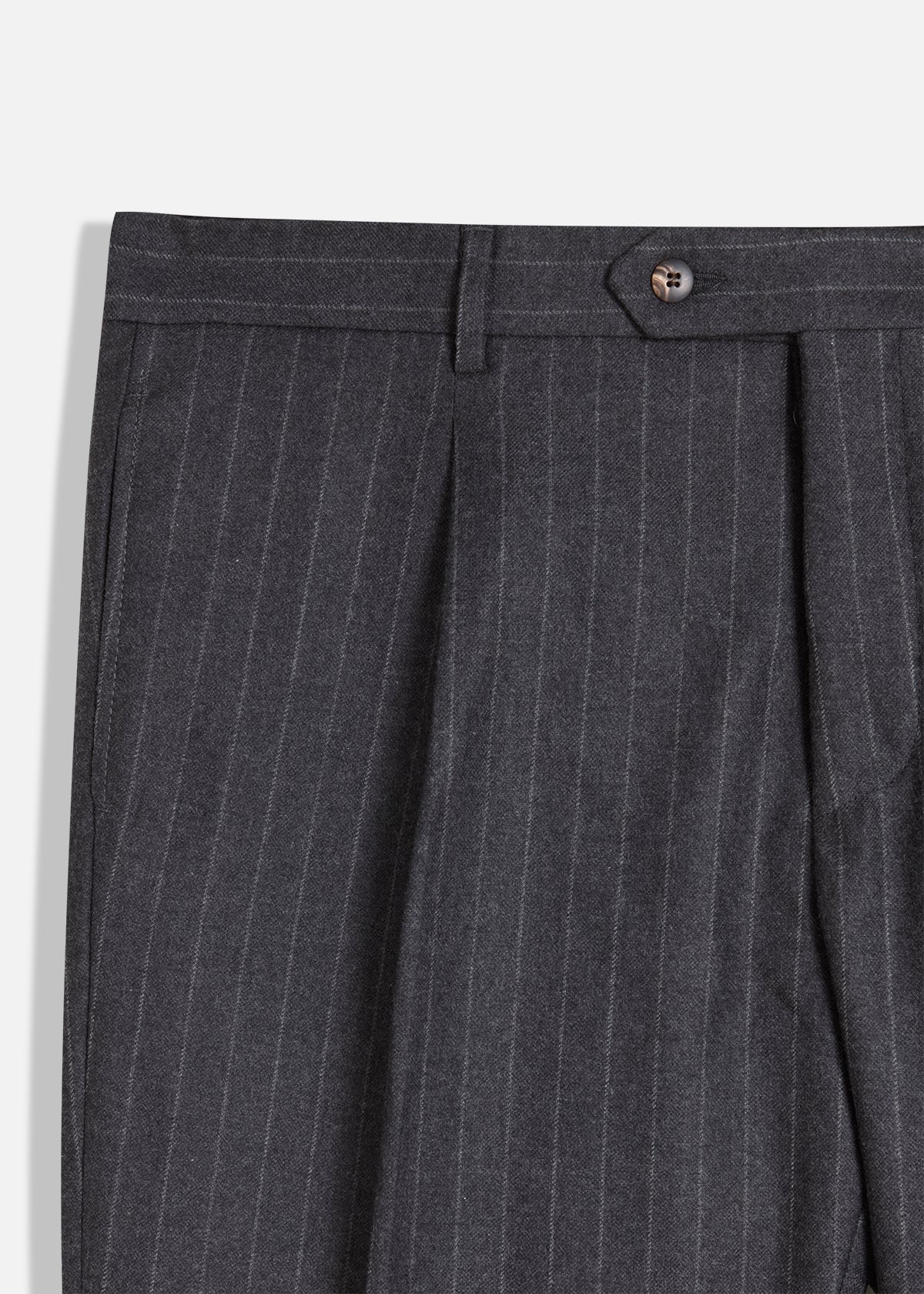 Aadroant Pinstripe Suit Grey Suits