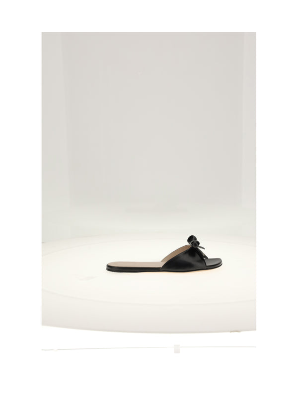 Sandals Black Lambskin Upper