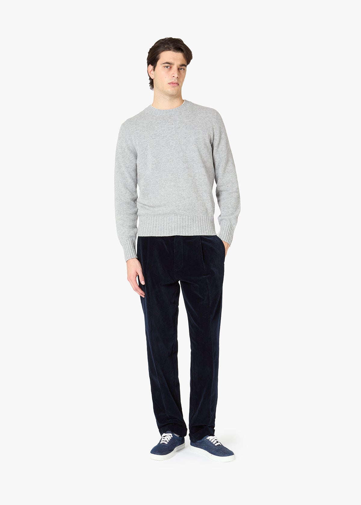 Aagenova Velvet Trousers Navy