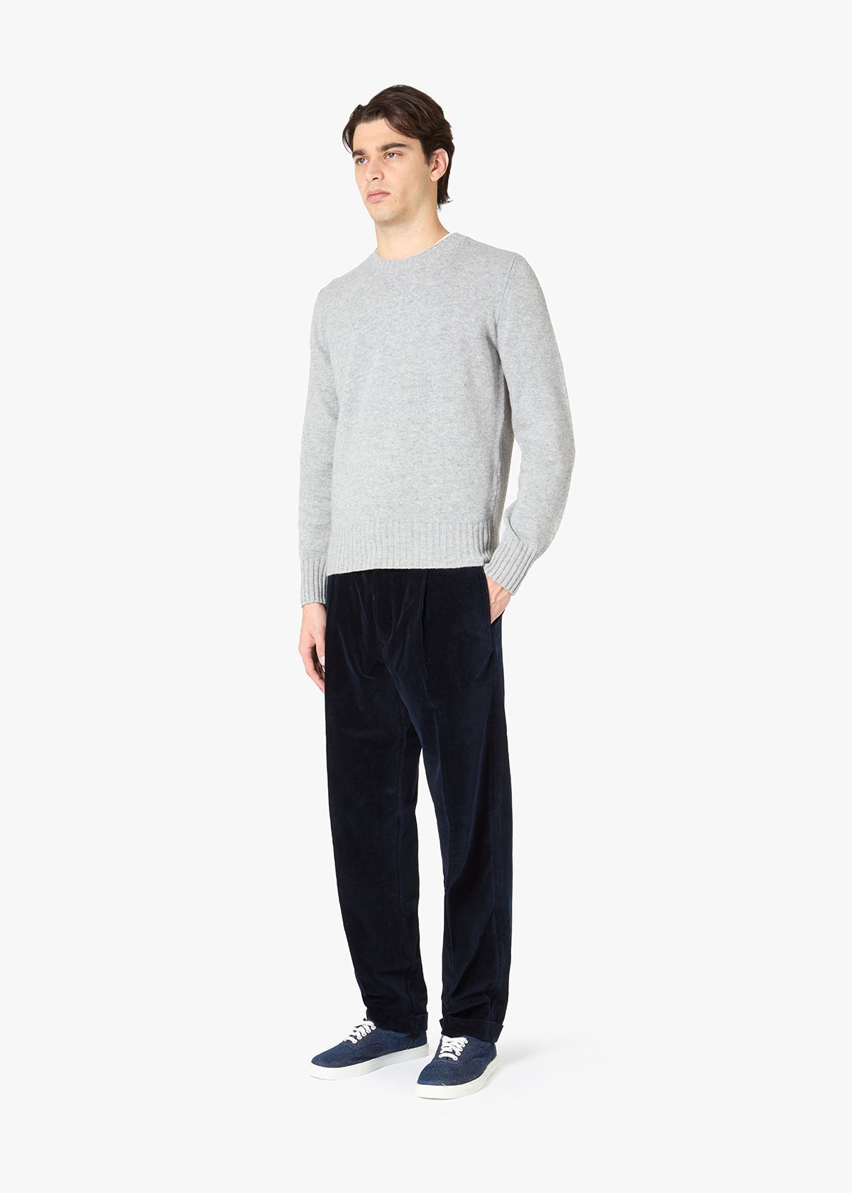 Aagenova Velvet Trousers Navy