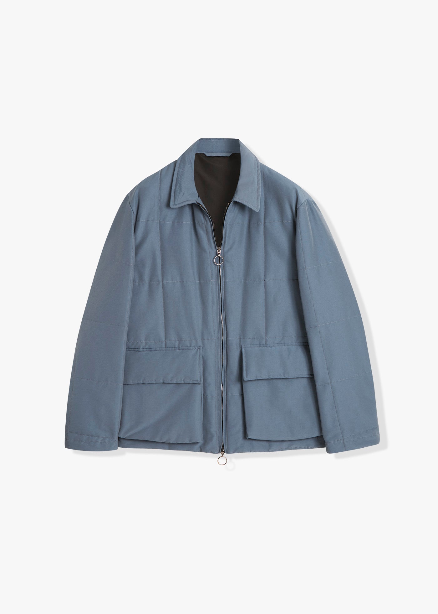 Aakito Jacket With Zip Closure Lightblue Coats &