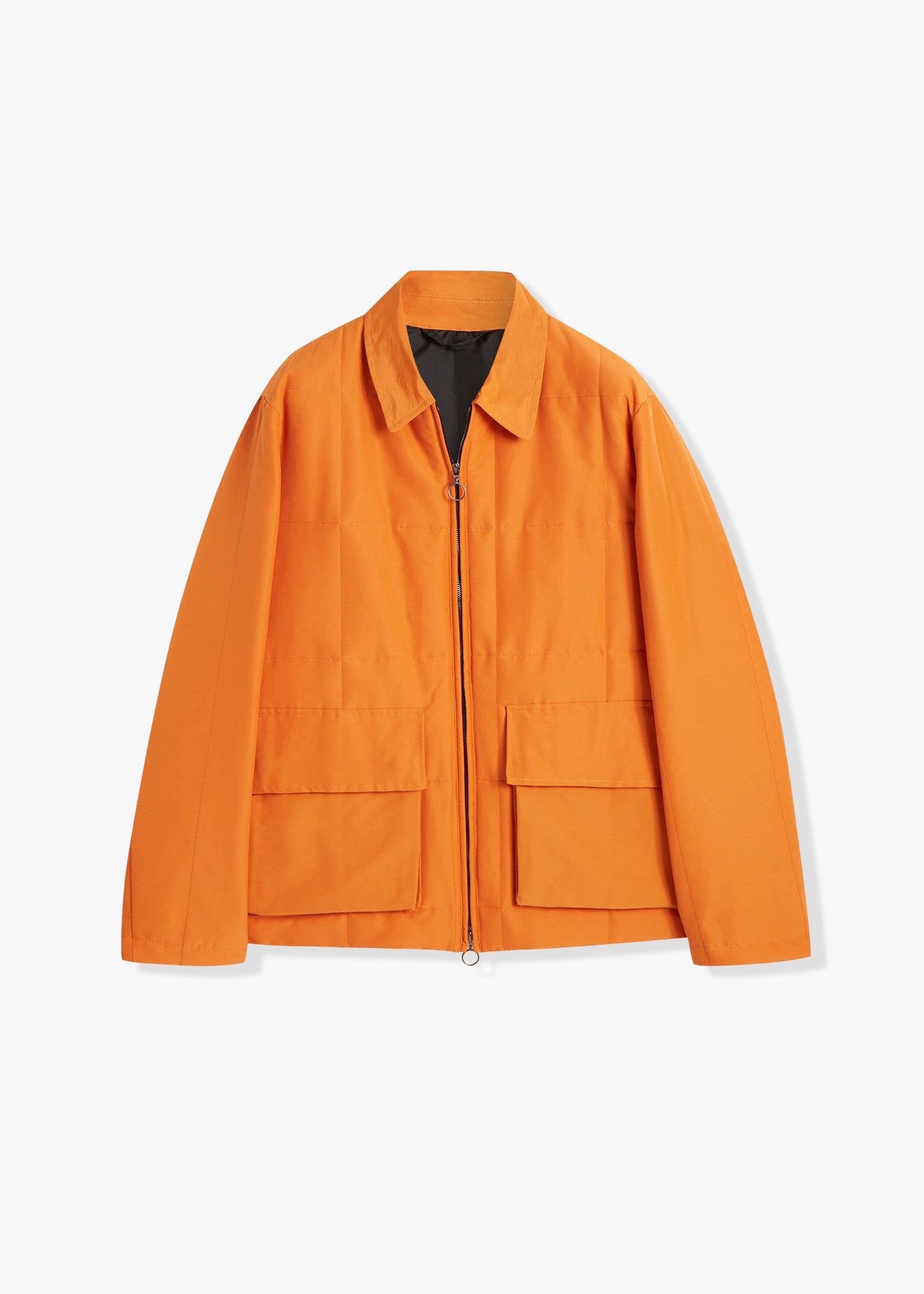 Aakito Jacket With Zip Closure Orange Coats &