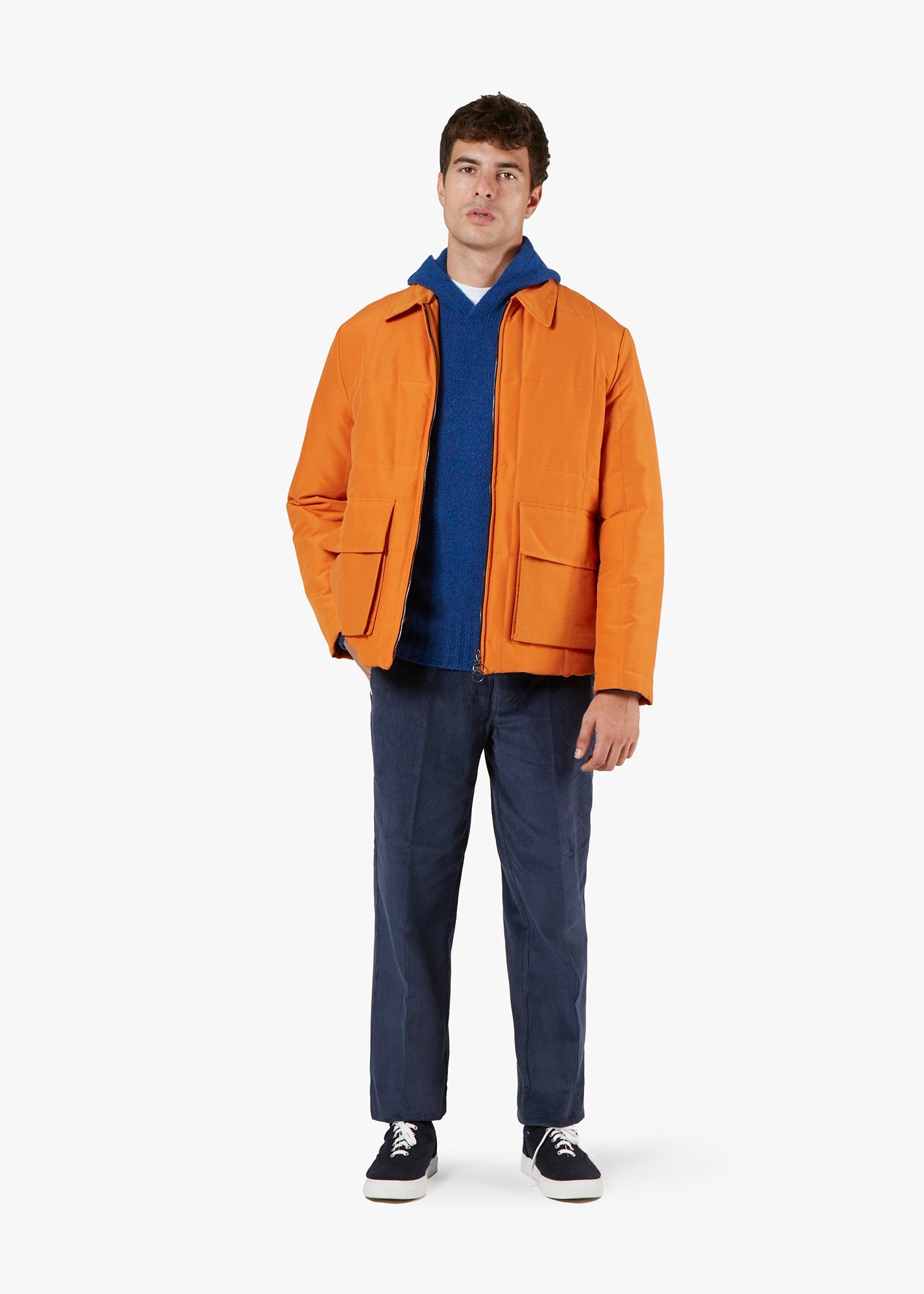 Aakito Jacket With Zip Closure Orange Coats &