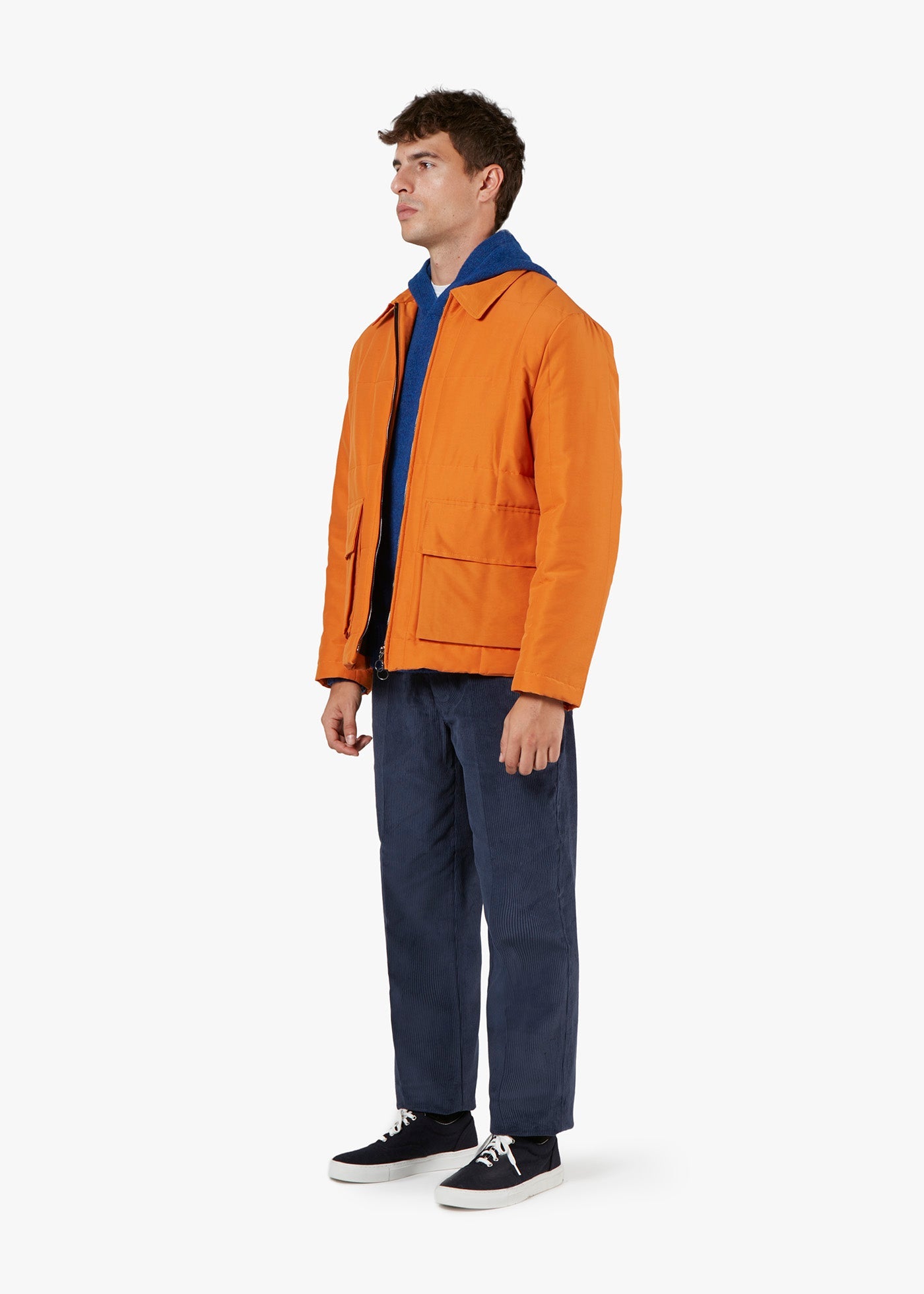 Aakito Jacket With Zip Closure Orange Coats &