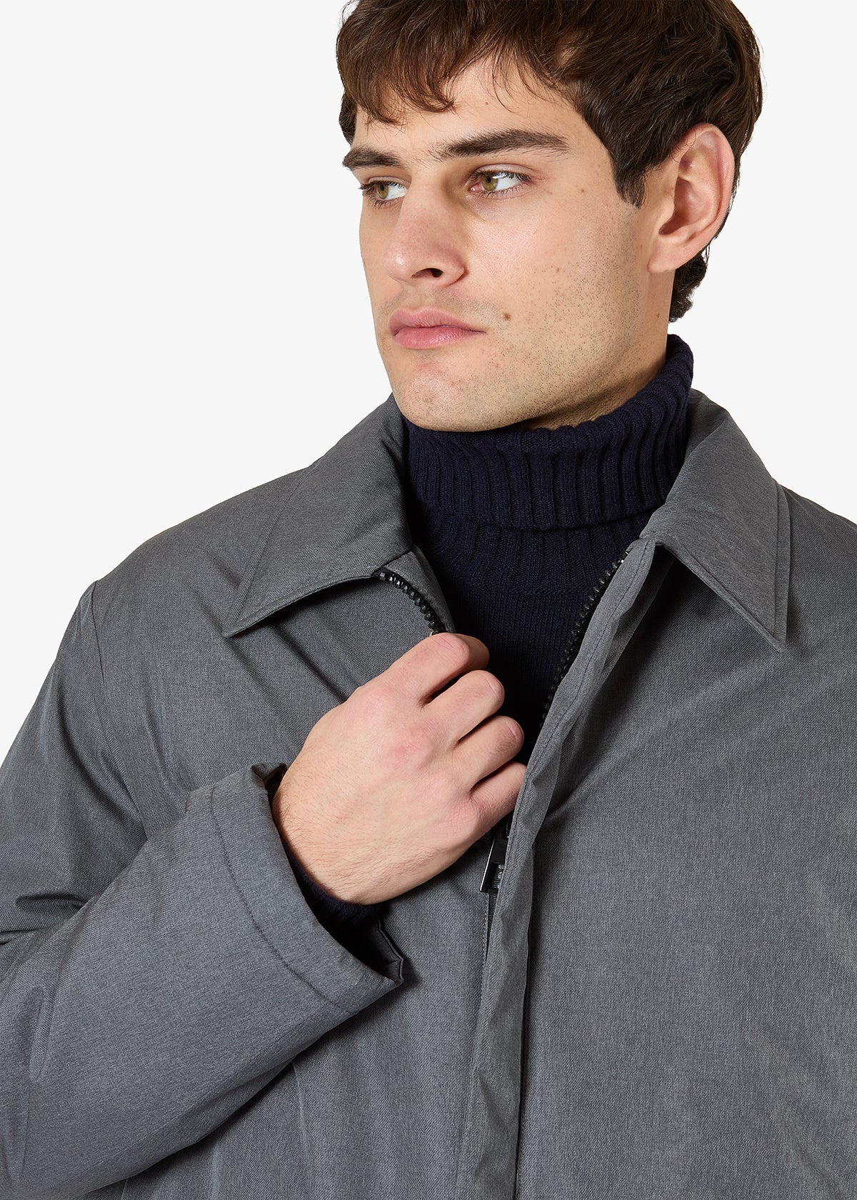 Aakito Padded Jacket Grey Coats &
