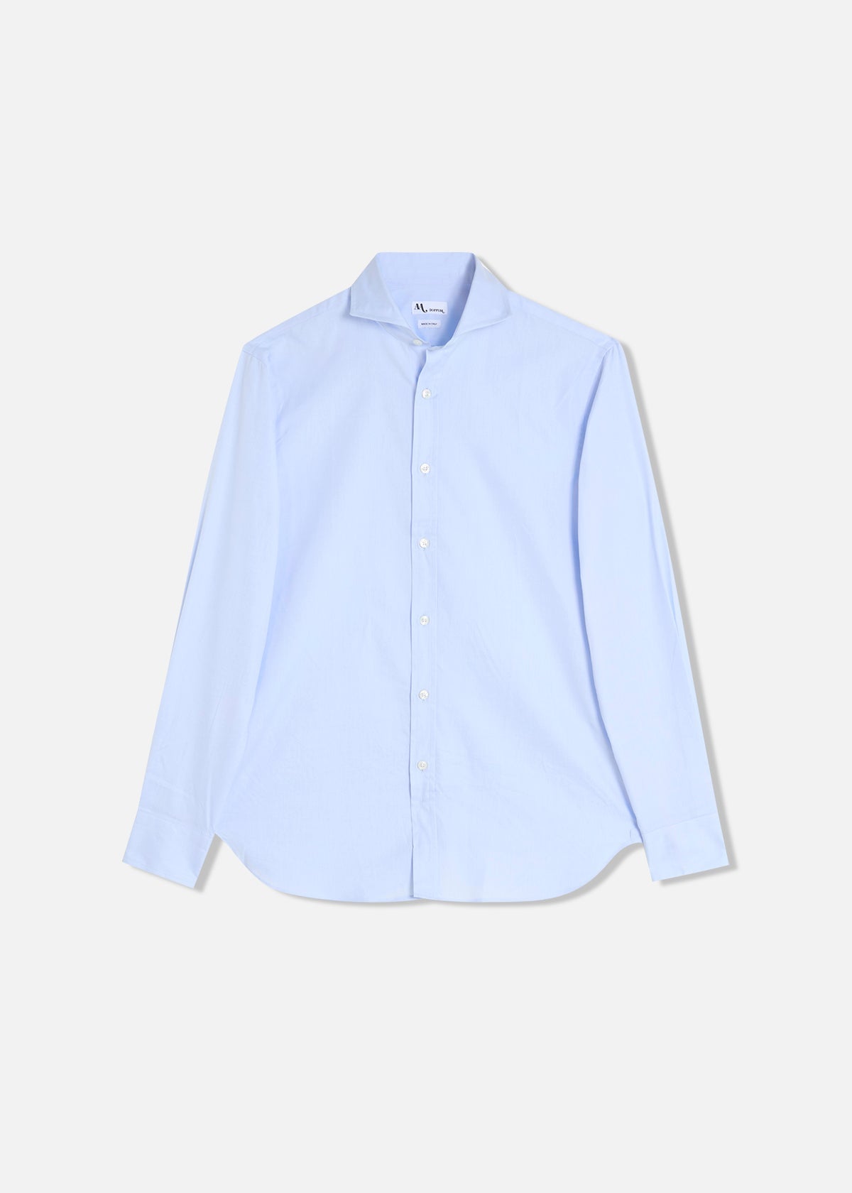Aalassio French Collar Oxford Shirt Lightblue