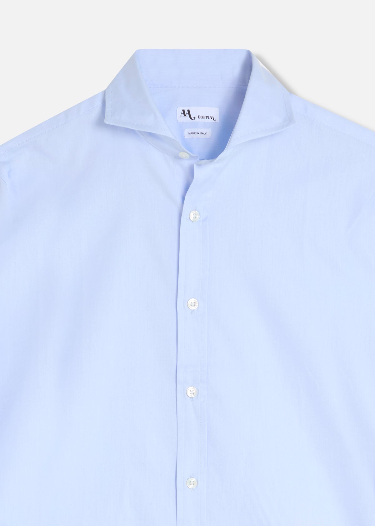 Aalassio French Collar Oxford Shirt Lightblue