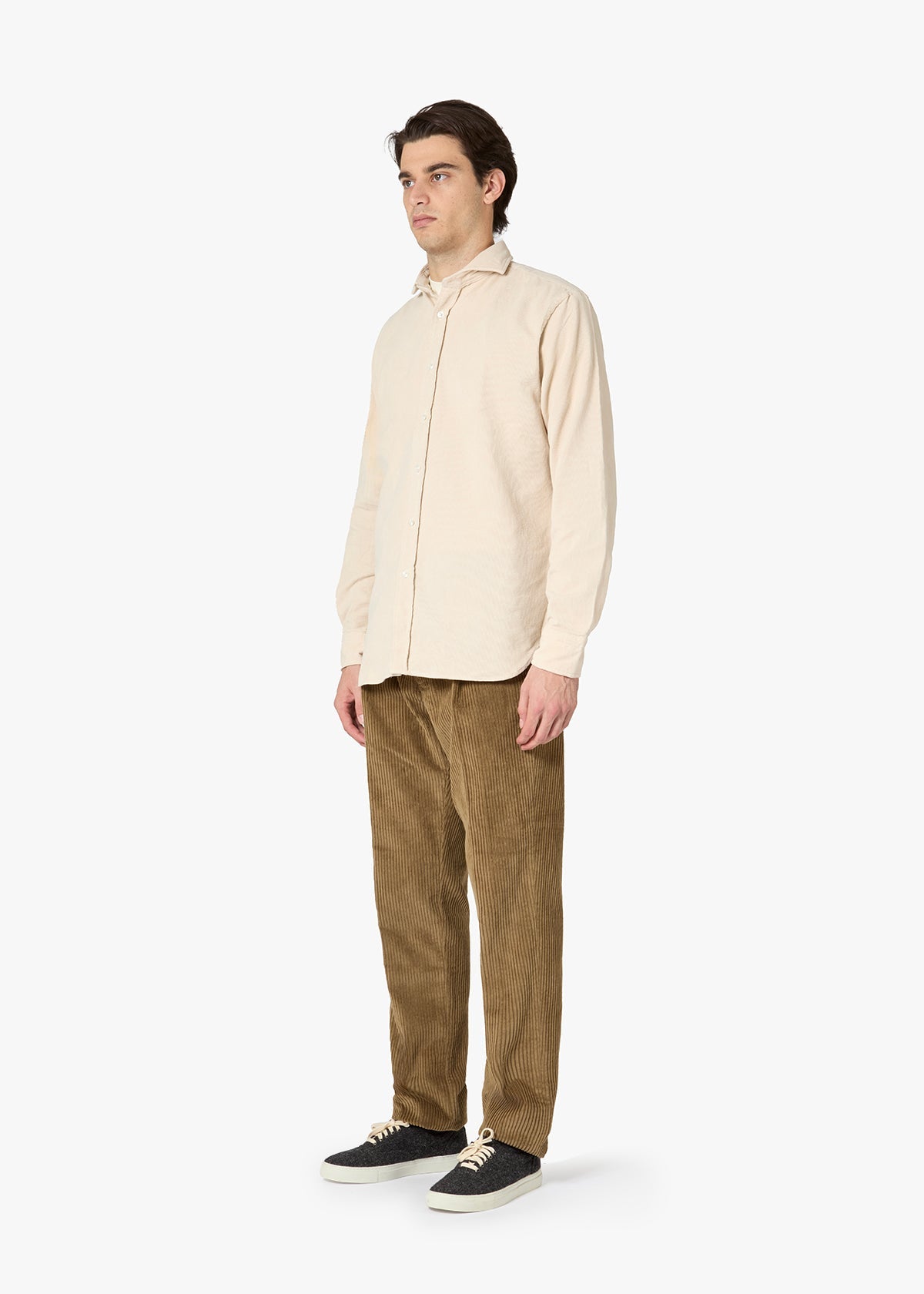 Aalassio French Collar Shirt Ivory
