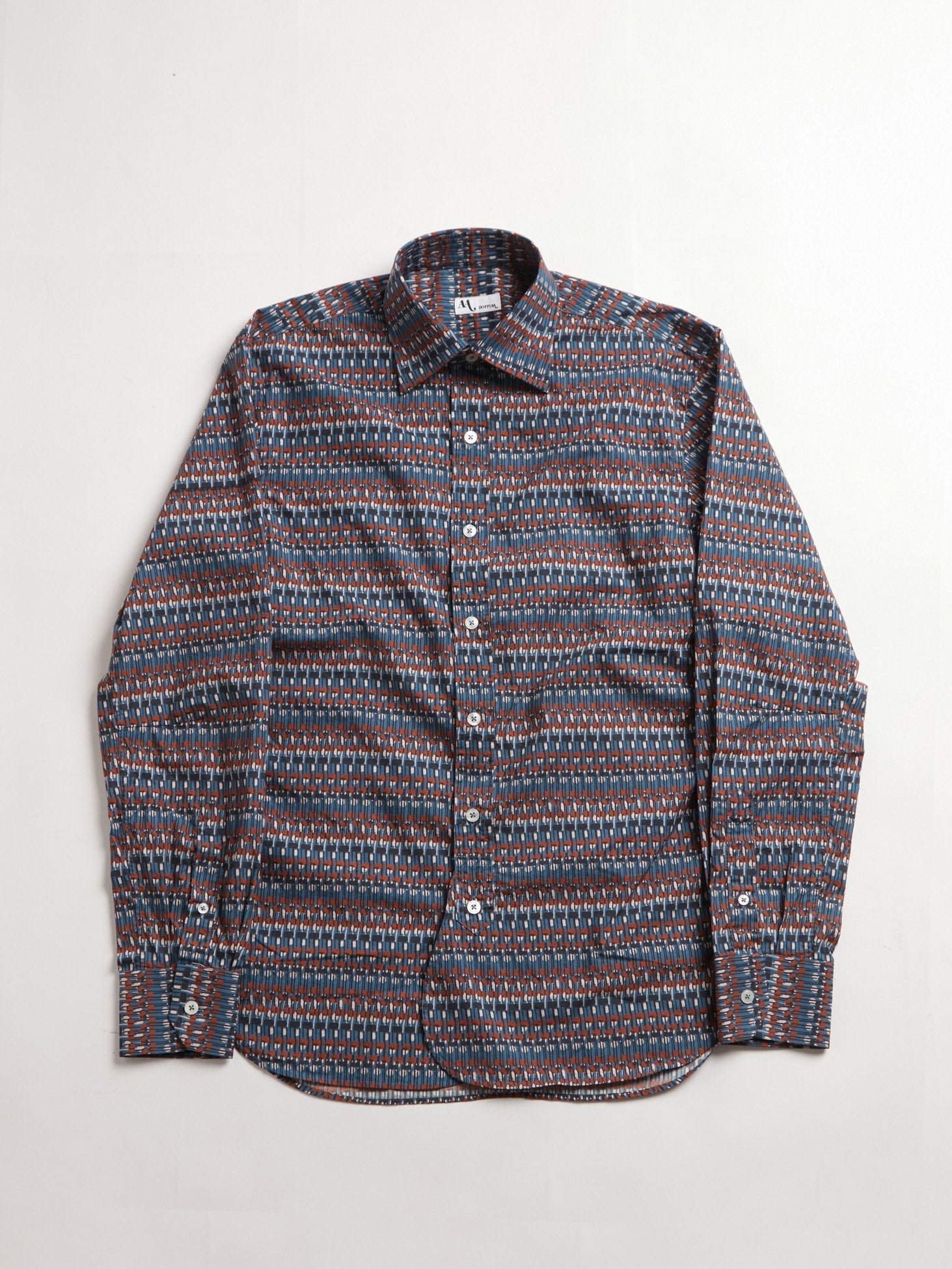 Aalbenga Pattern Shirt Brown