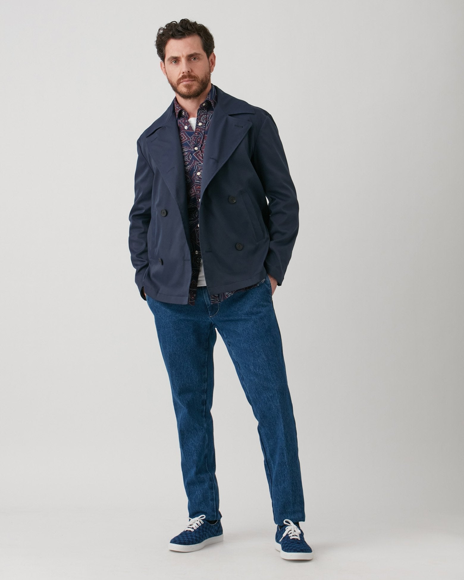 Aalbina Waterproof Peacoat Navy Coats & Jackets