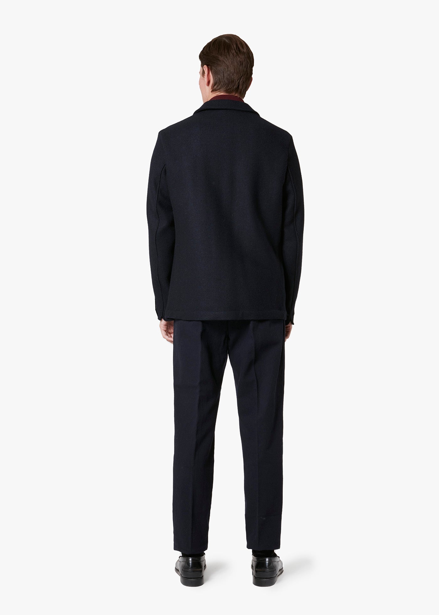 Aalbion Jacket With Shirt Collar Blue