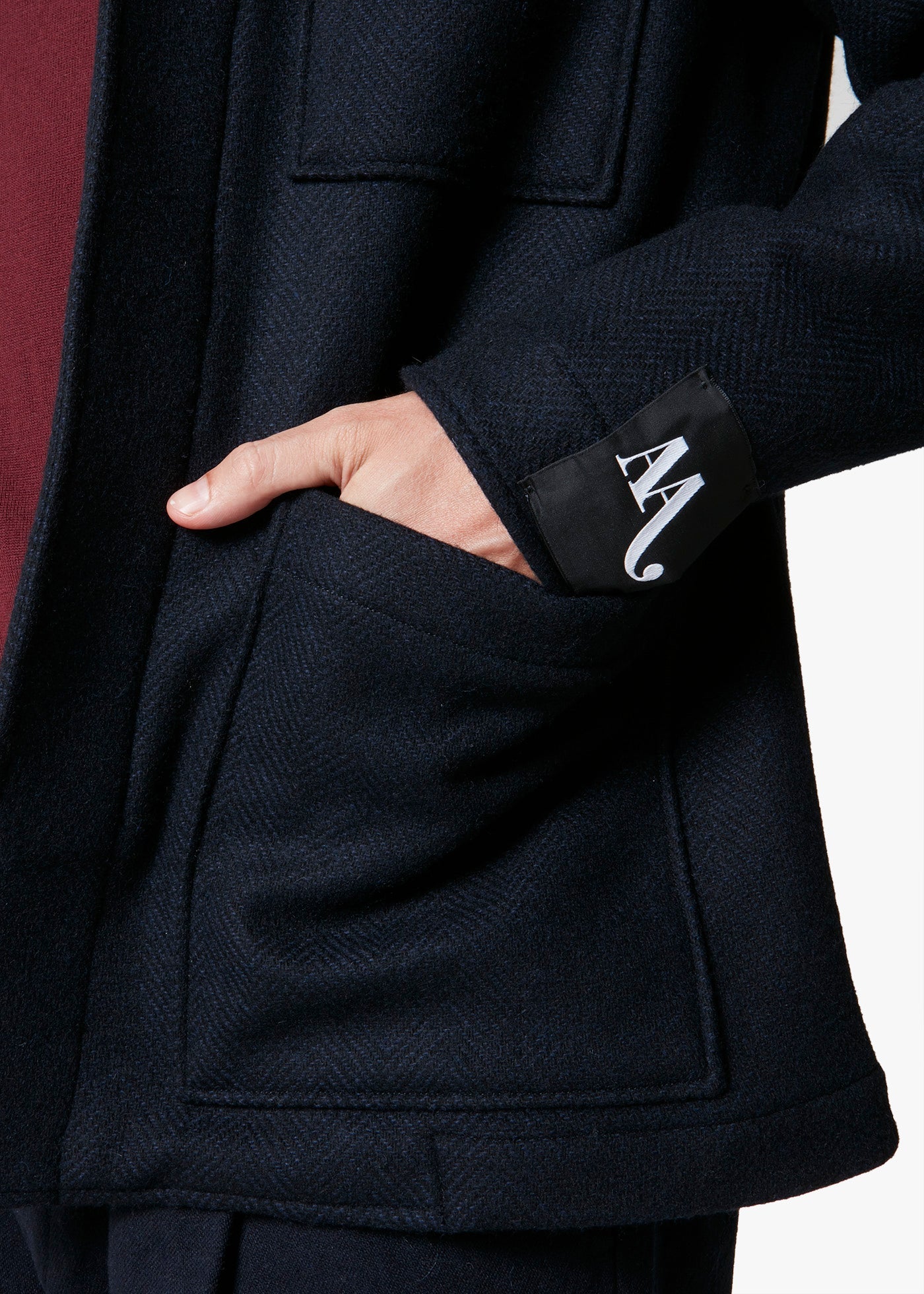 Aalbion Jacket With Shirt Collar Blue