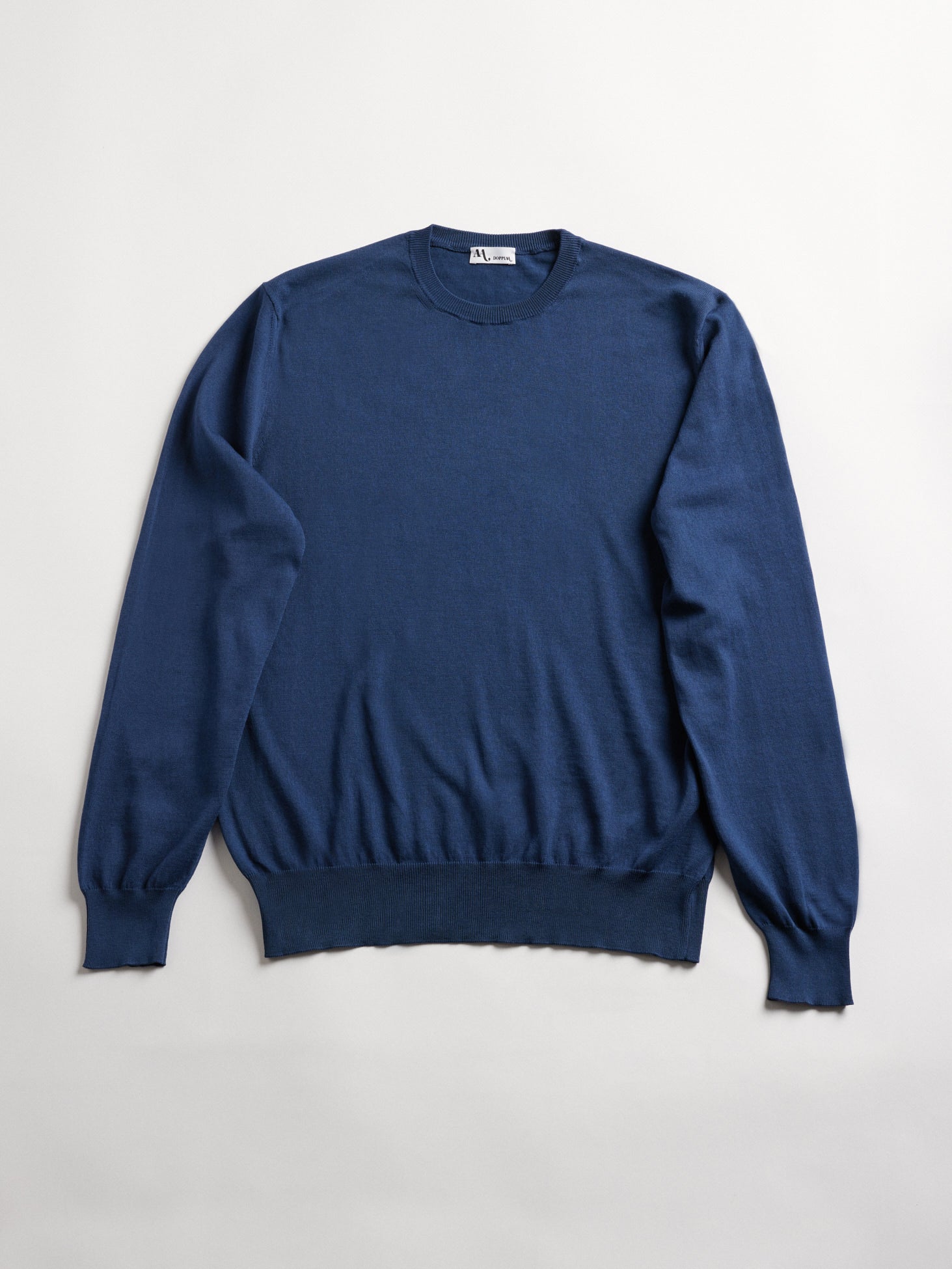 Aalfeo Knitted Long Sleeves T-Shirt Blue