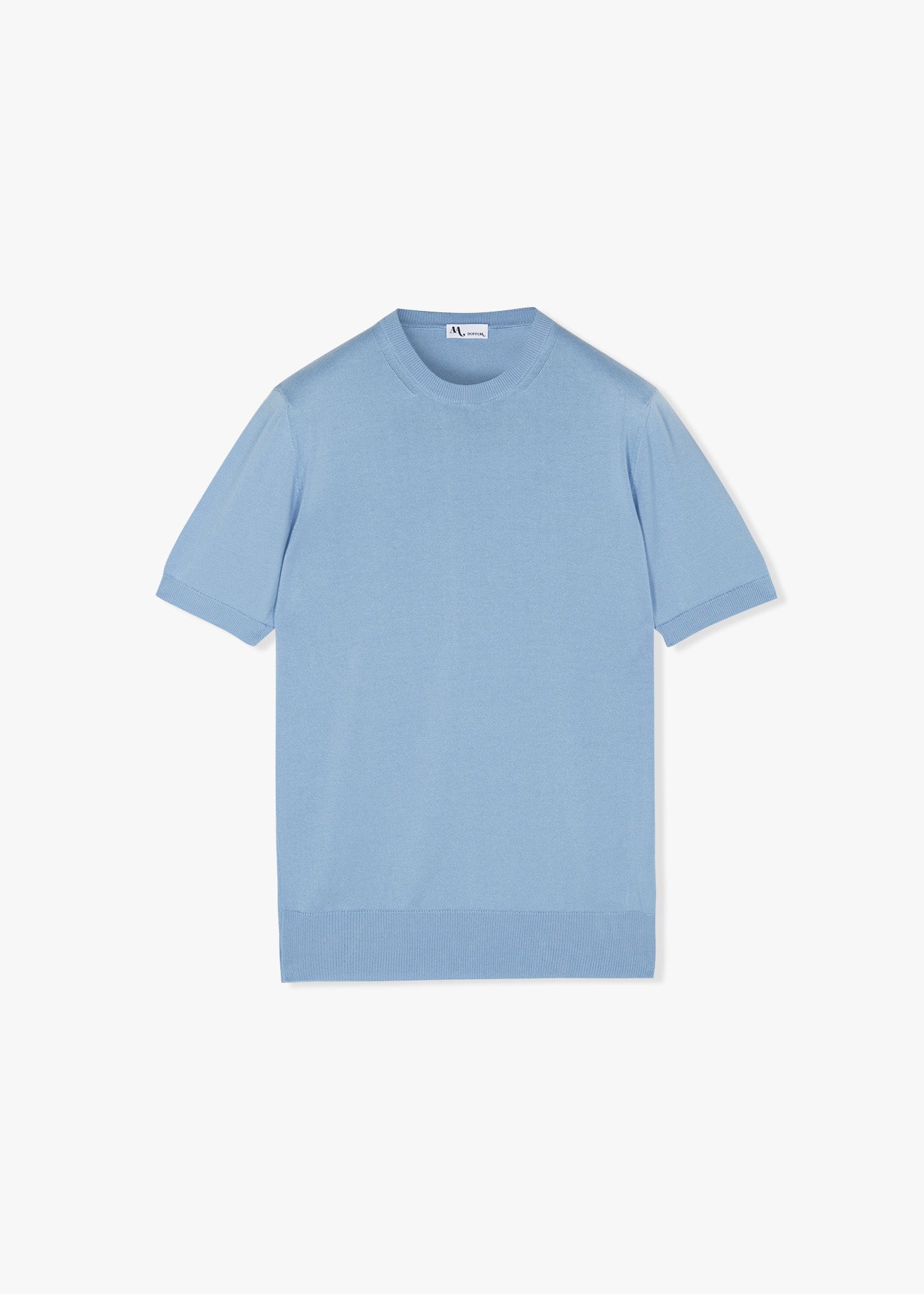 Aalfeo Knitted Tshirt Lightblue T-shirt