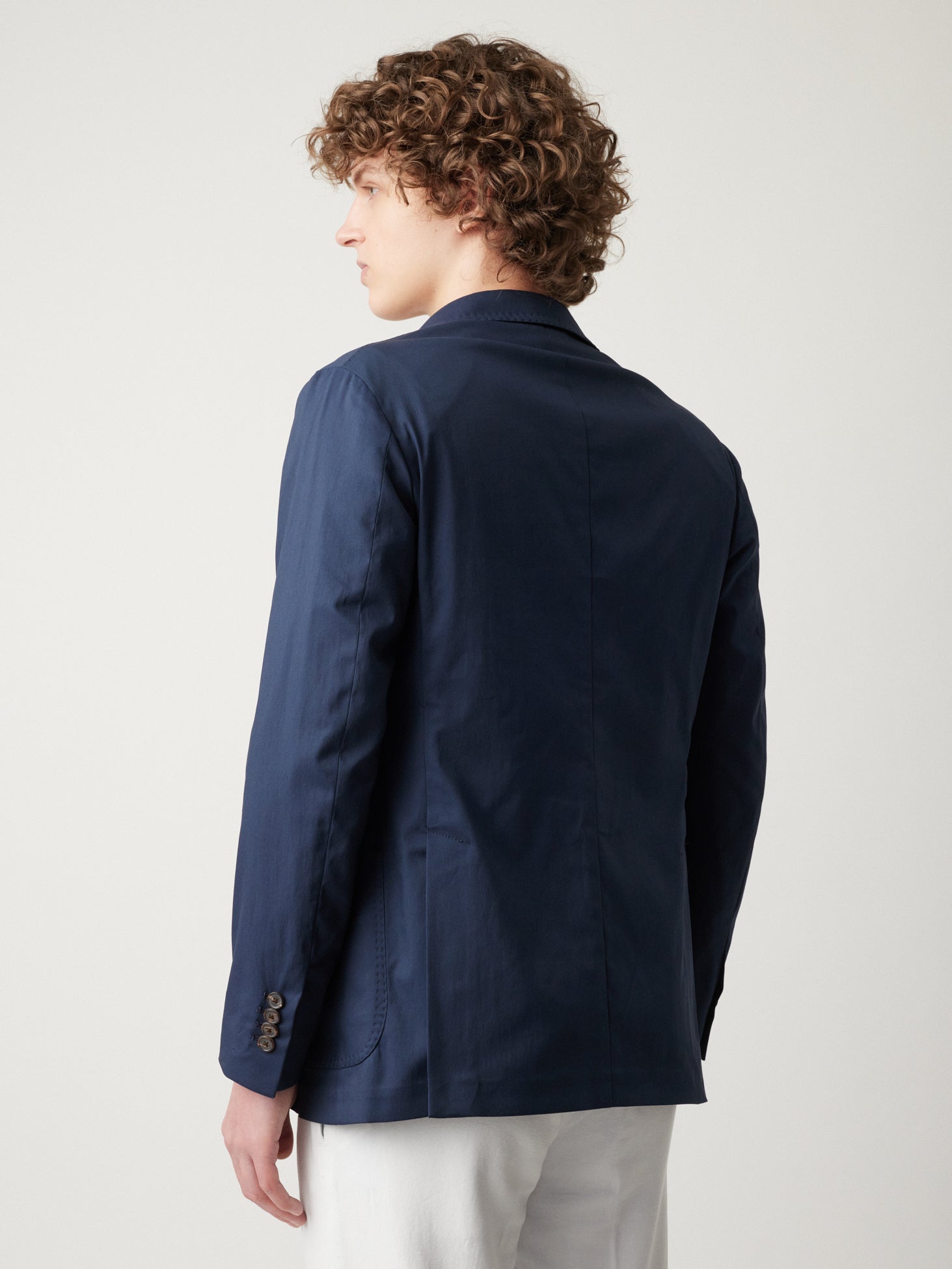 Aalfio 3 Buttons Blazer Blue Coats & Jackets