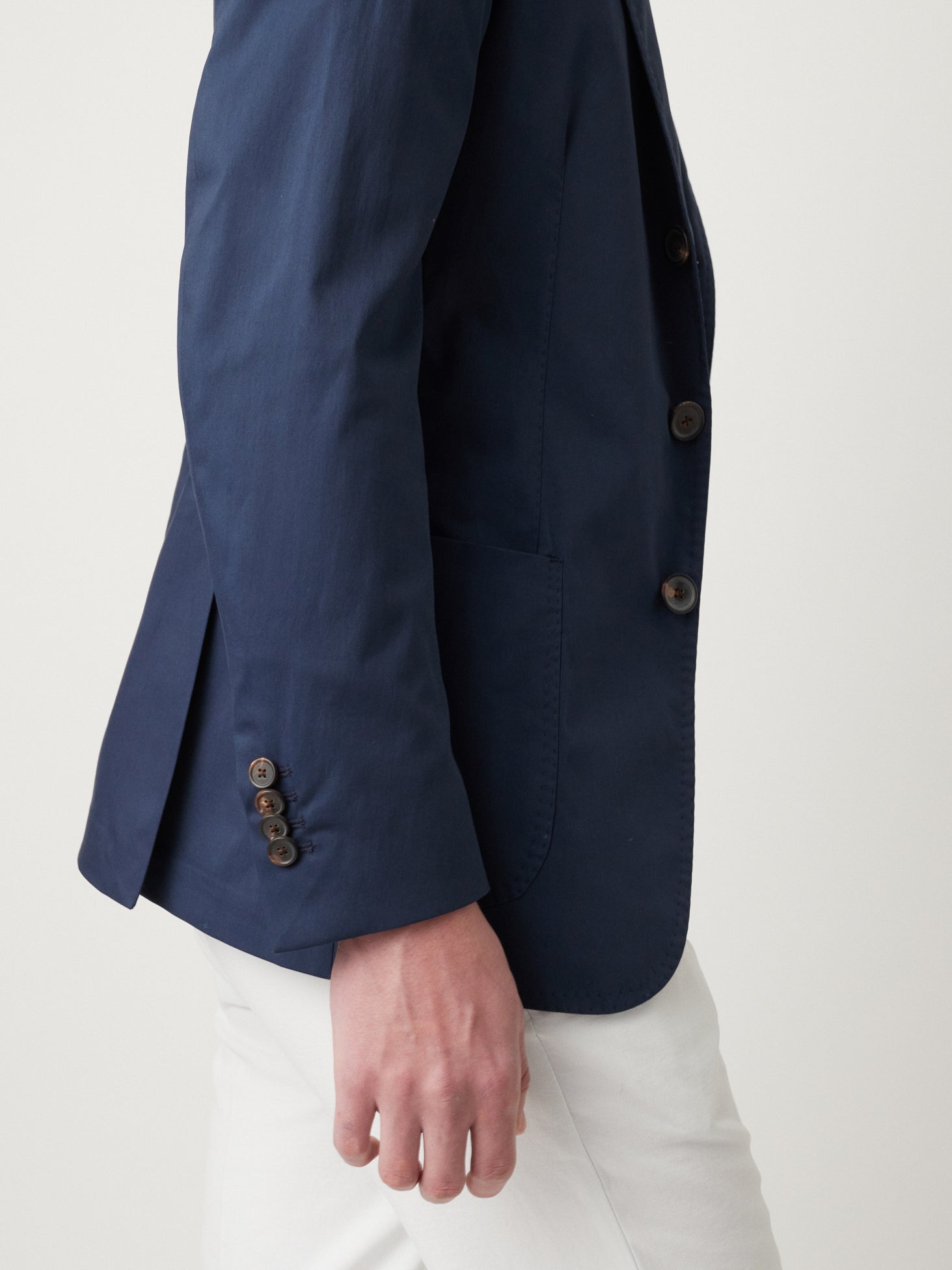 Aalfio 3 Buttons Blazer Blue Coats & Jackets