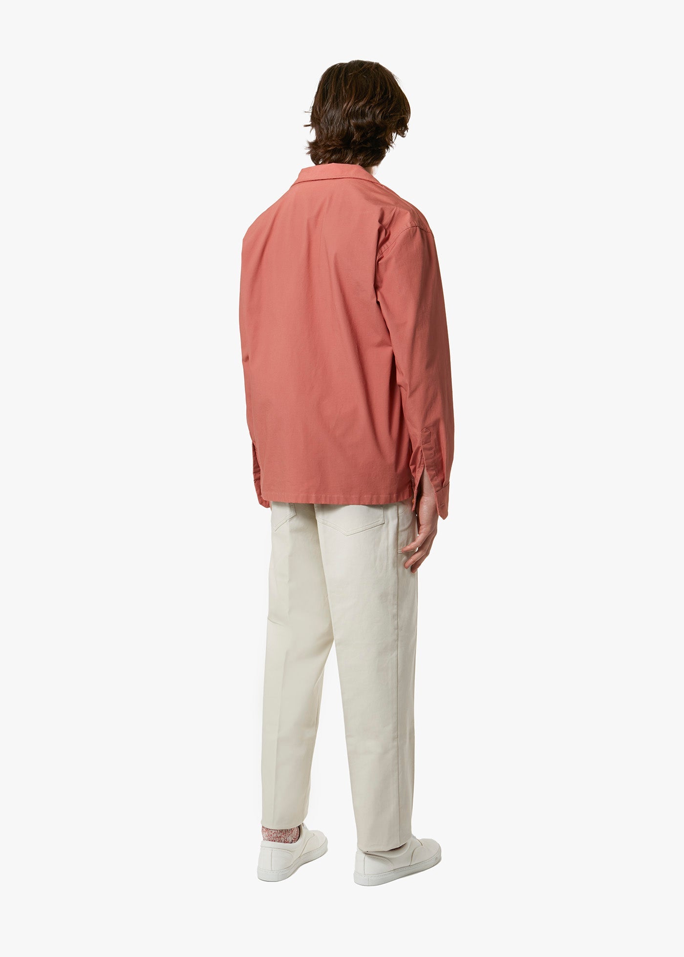 Aalgeri Long Sleeves Overshirt Pink Shirt