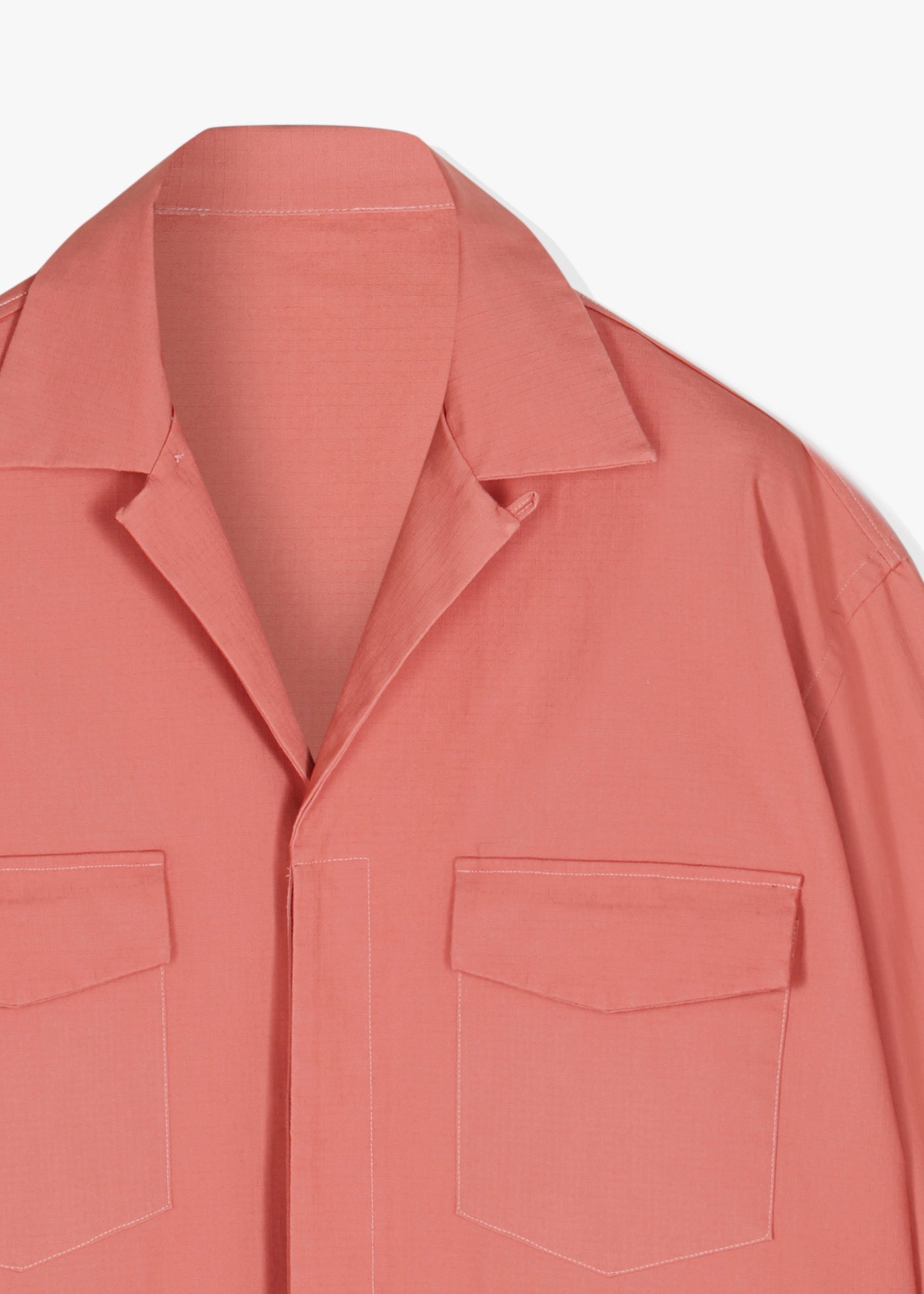Aalgeri Long Sleeves Overshirt Pink Shirt