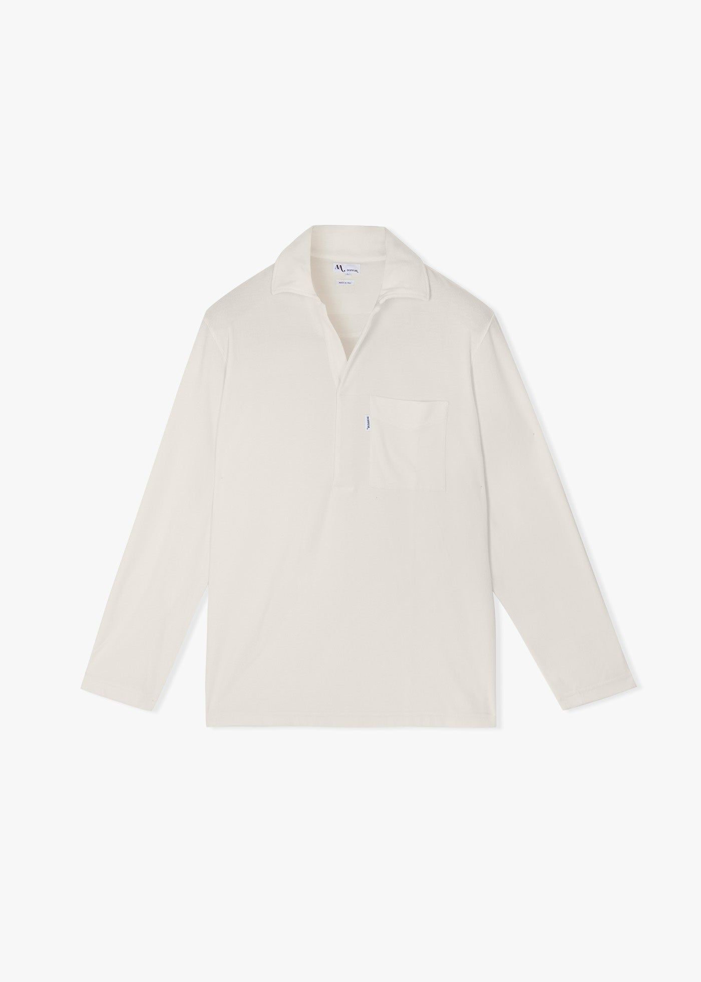 Aalice Cotton - Terry Poloshirt White Sweatshirts & Poloshirts