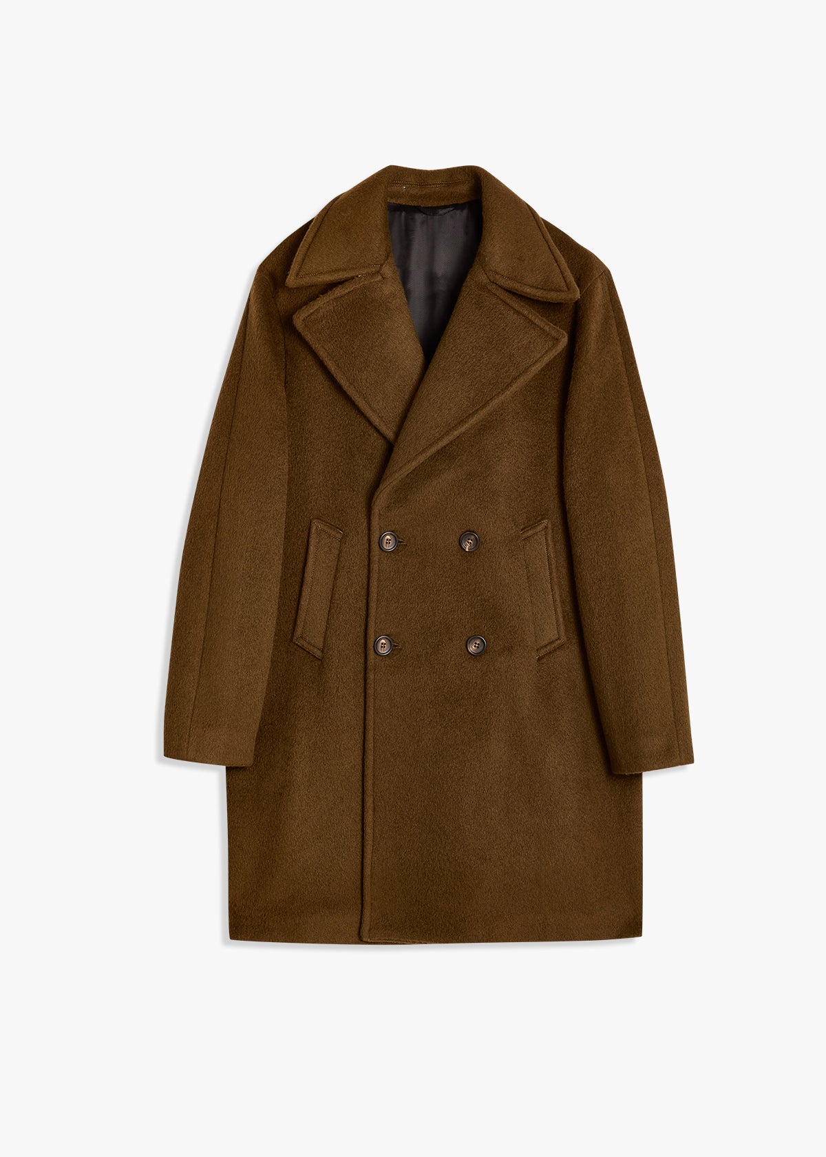 Aalbany Double-Breasted Coat Brown & Jackets