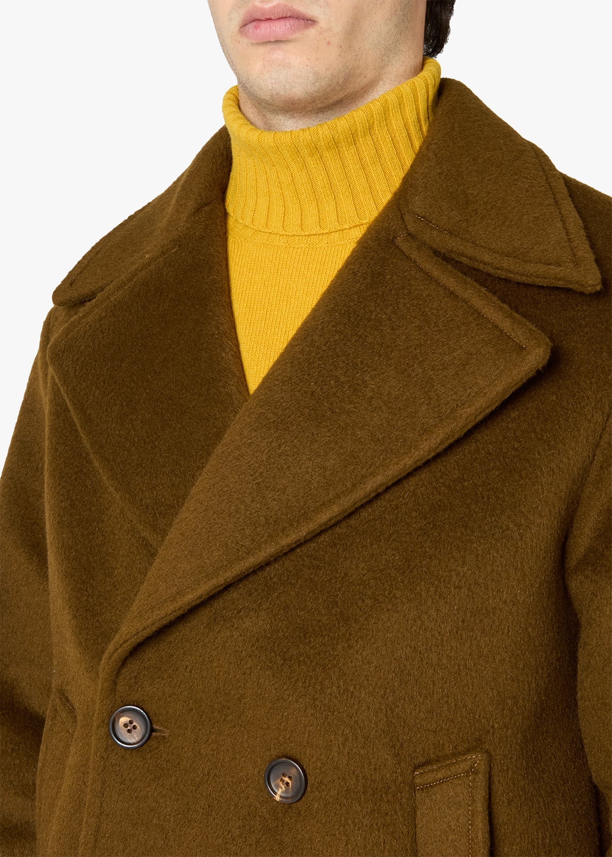 Aalbany Double-Breasted Coat Brown & Jackets