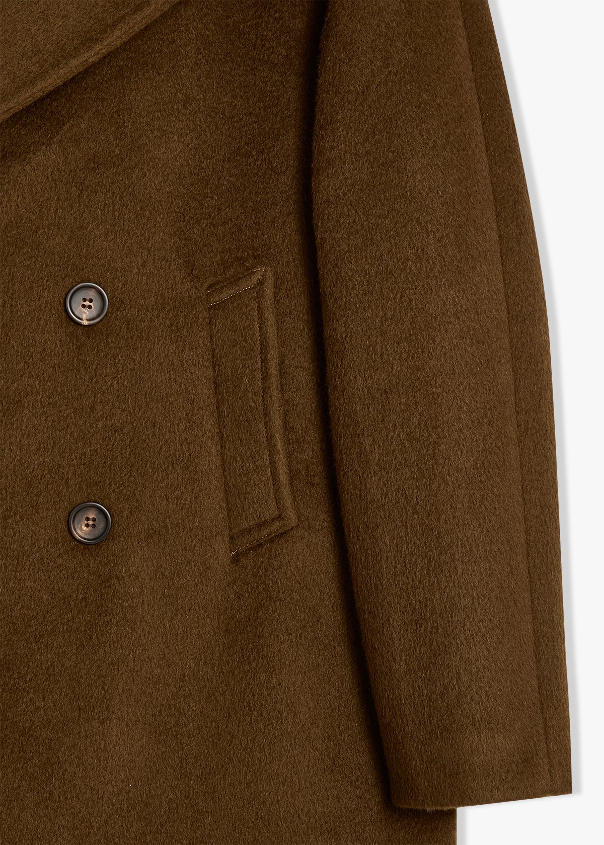 Aalbany Double-Breasted Coat Brown & Jackets