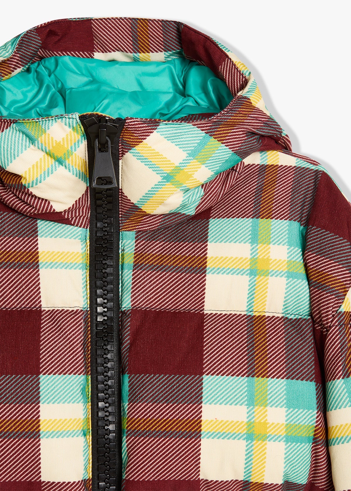 Aalvaro Checked Down Jacket Brown Coats &