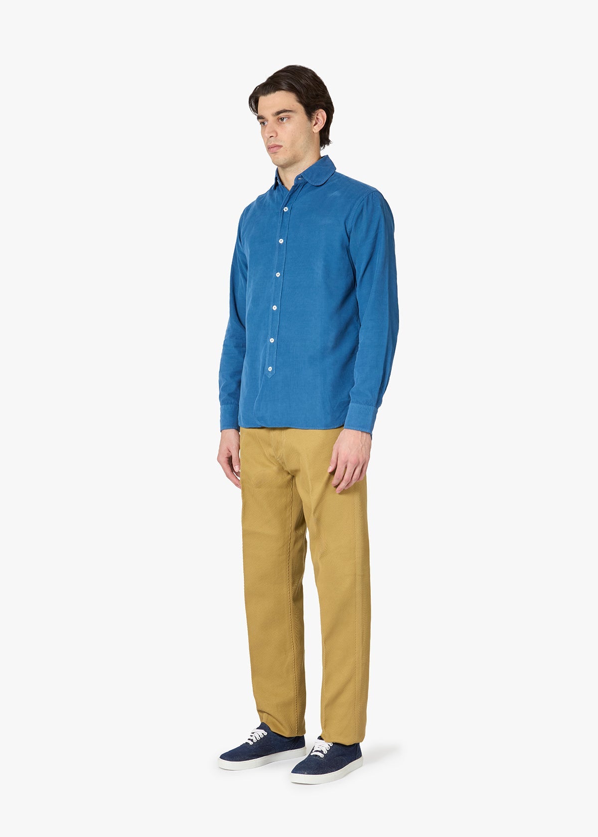 Aamberes Club Collar Shirt Blue