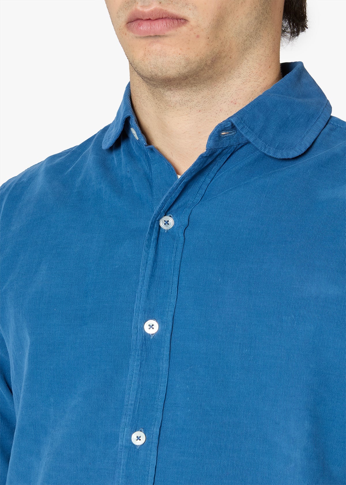 Aamberes Club Collar Shirt Blue