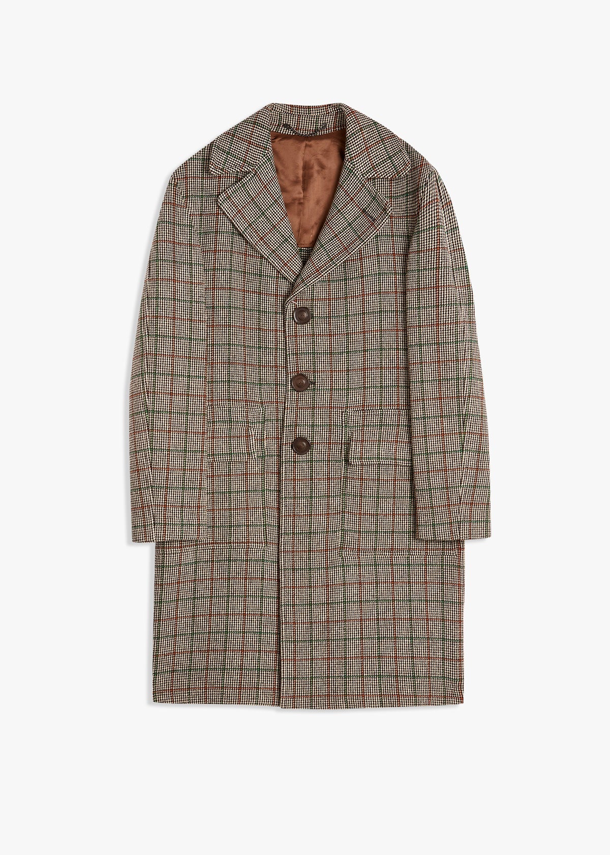 Aamburgo Single-Breasted Coat Beige & Jackets