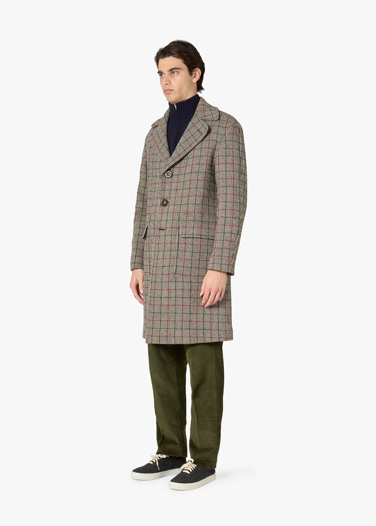 Aamburgo Single-Breasted Coat Beige & Jackets