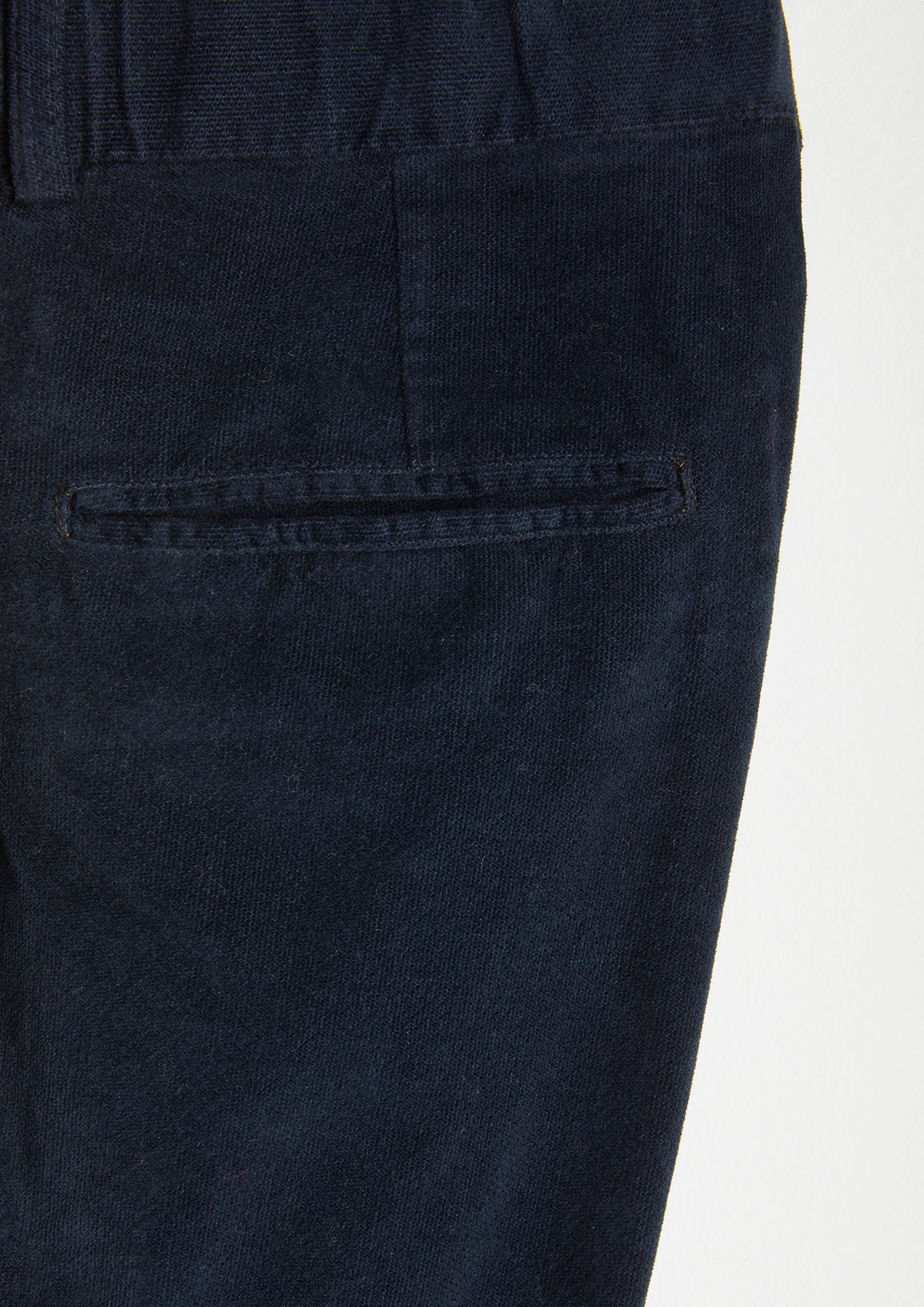 Aamedeus Cotton Velvet Trousers Blue