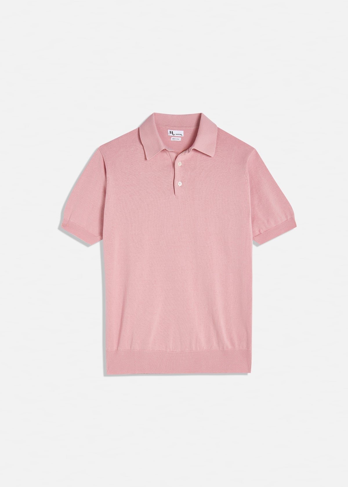 Aamendola Cotton Polo Shirt Pink Sweatshirts & Poloshirts