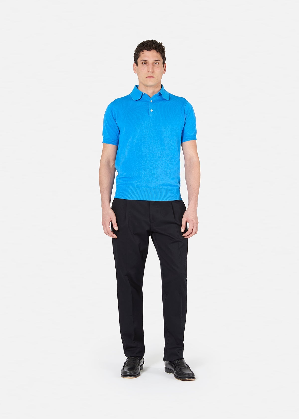 Aamendola Cotton Polo Shirt Yellow Sweatshirts & Poloshirts