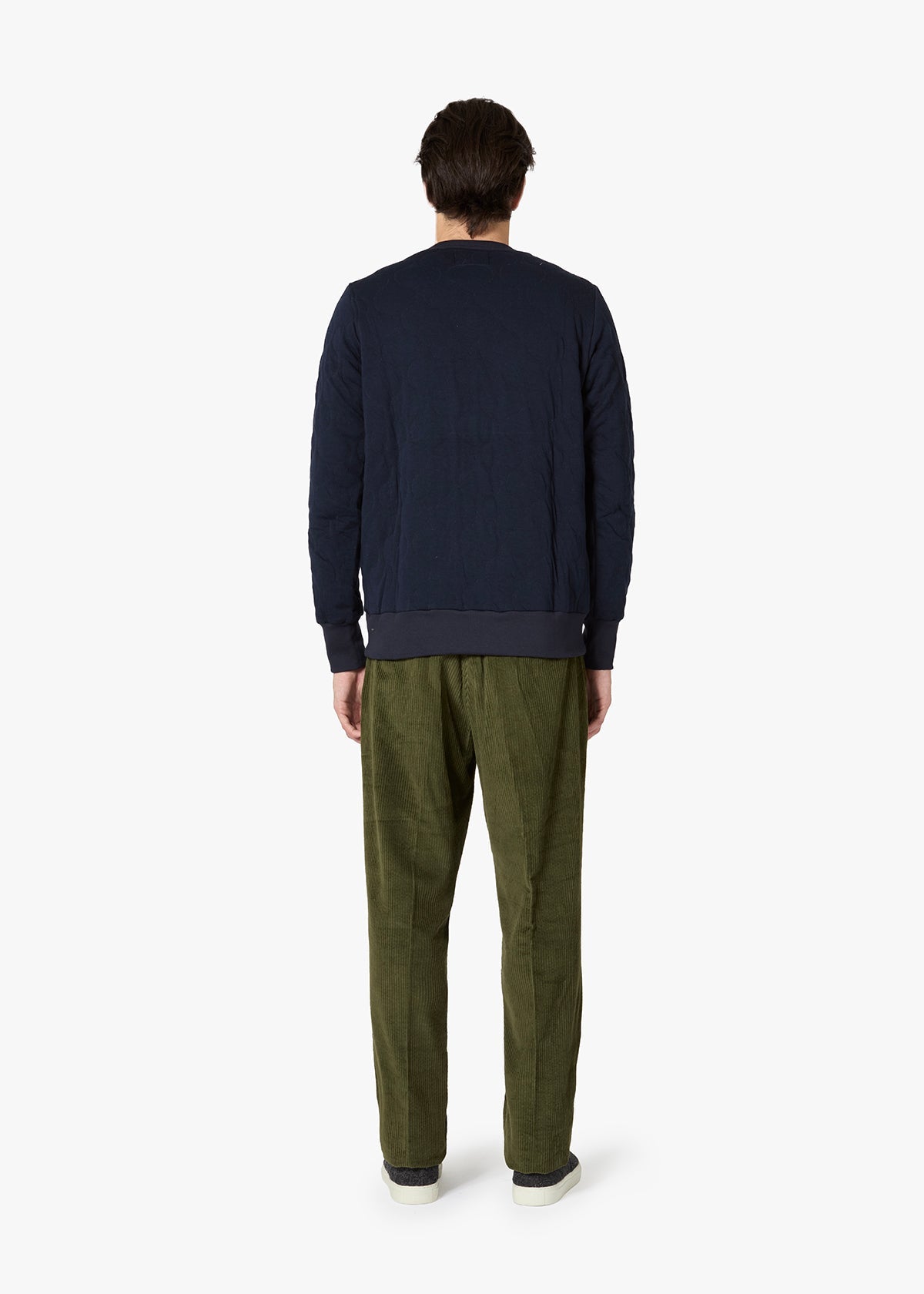 Aamerican Quilted Sweater Navy Sweatshirts & Poloshirts
