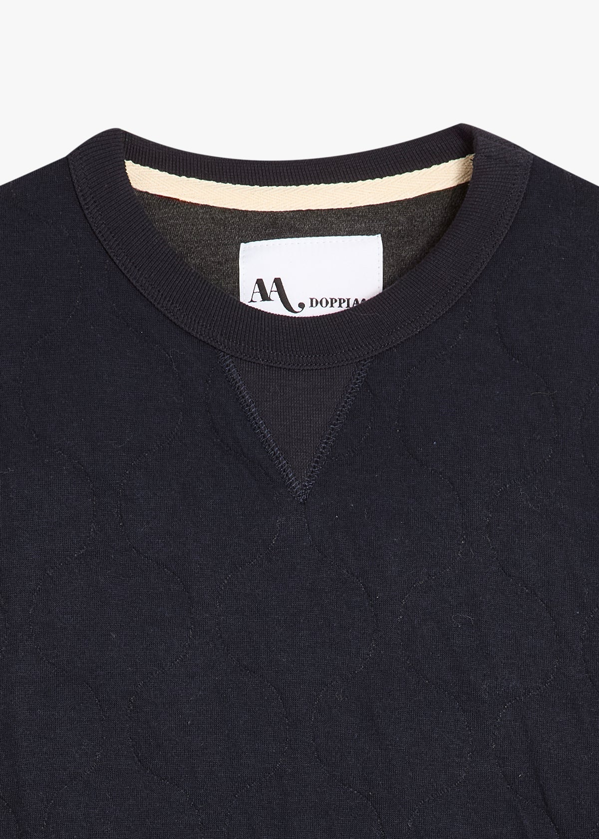 Aamerican Quilted Sweater Navy Sweatshirts & Poloshirts