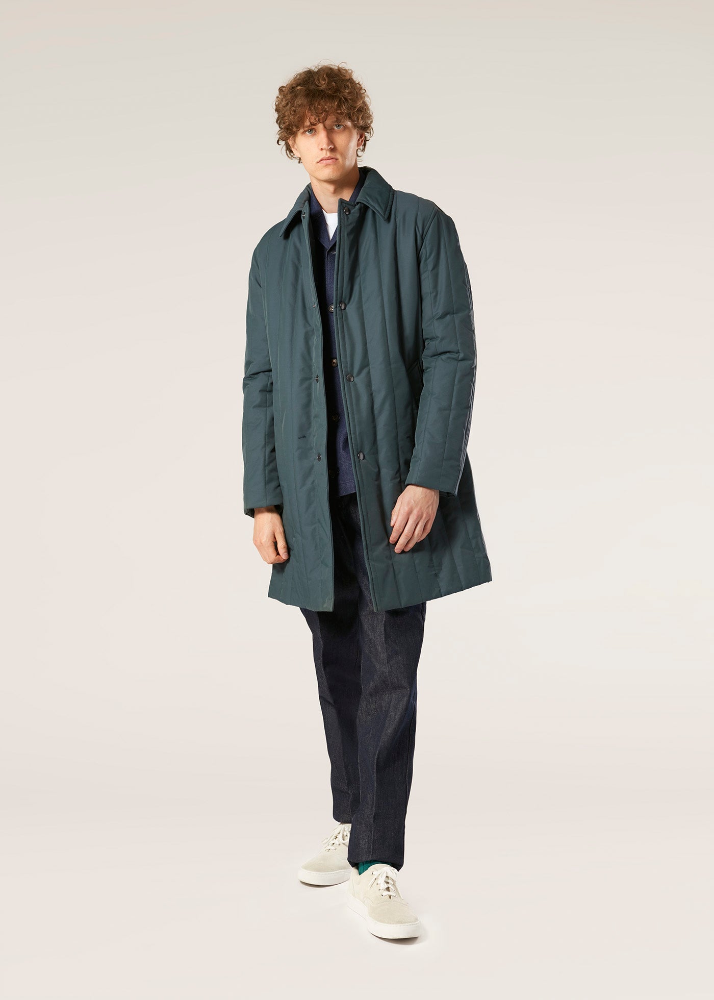 Aamsterdam Nylon Padded Coat Darkgrey & Jackets
