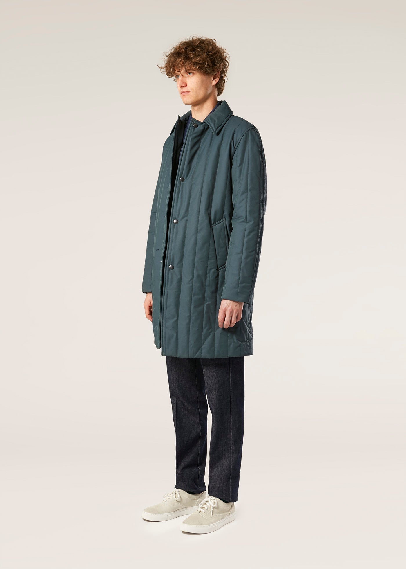 Aamsterdam Nylon Padded Coat Darkgrey & Jackets