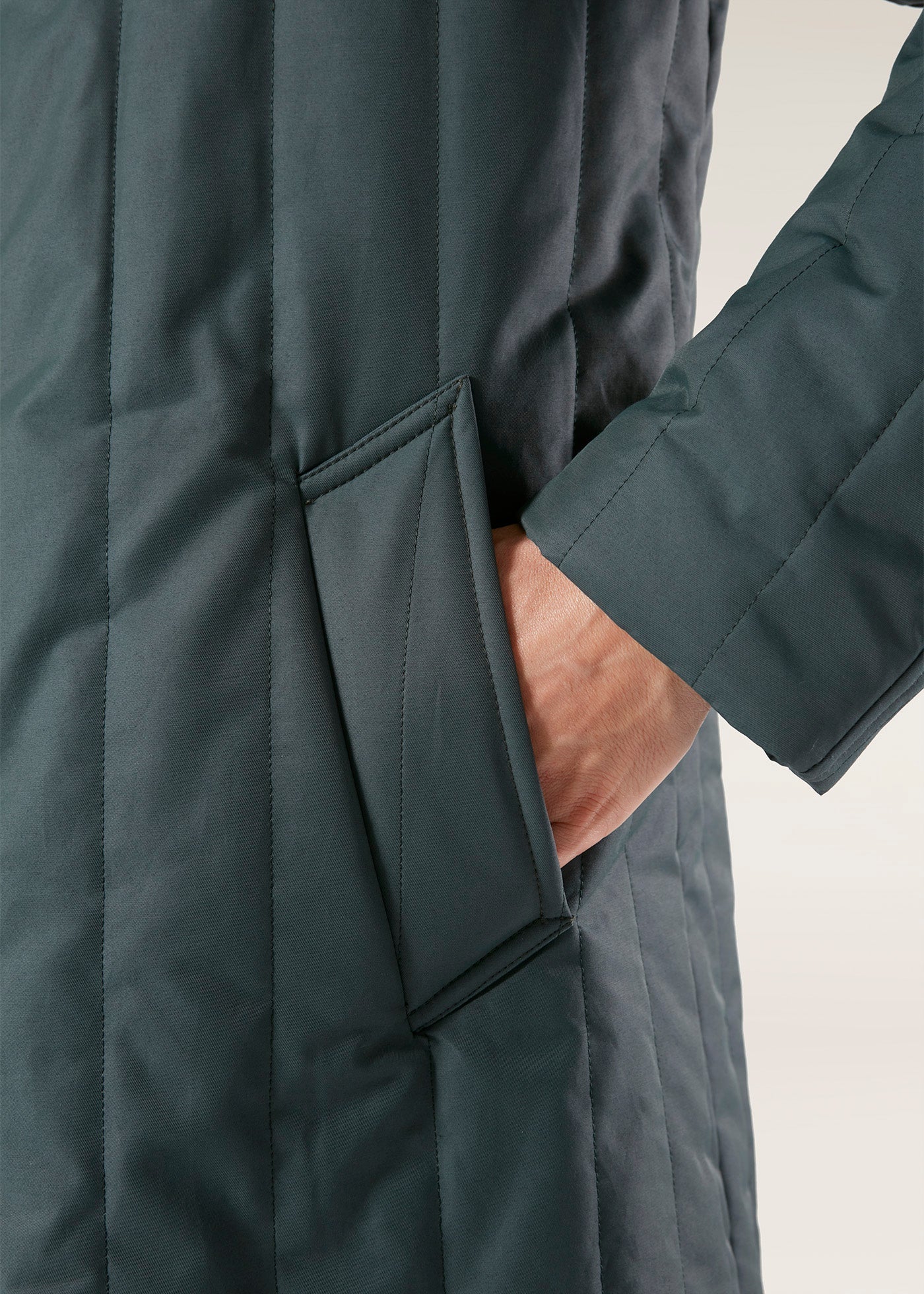 Aamsterdam Nylon Padded Coat Darkgrey & Jackets