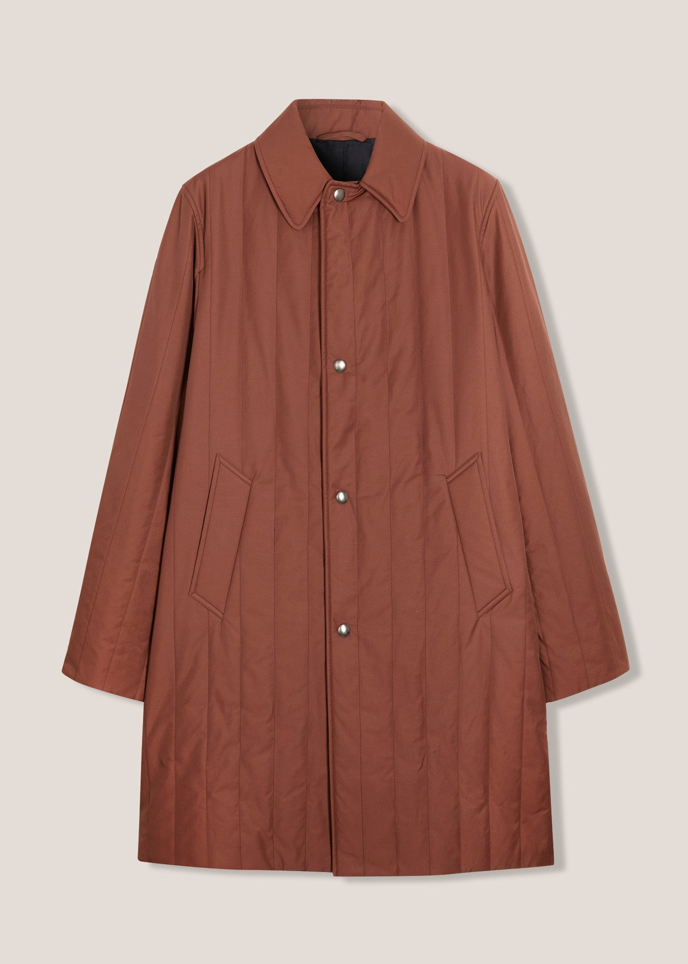 Aamsterdam Nylon Padded Coat Brown & Jackets