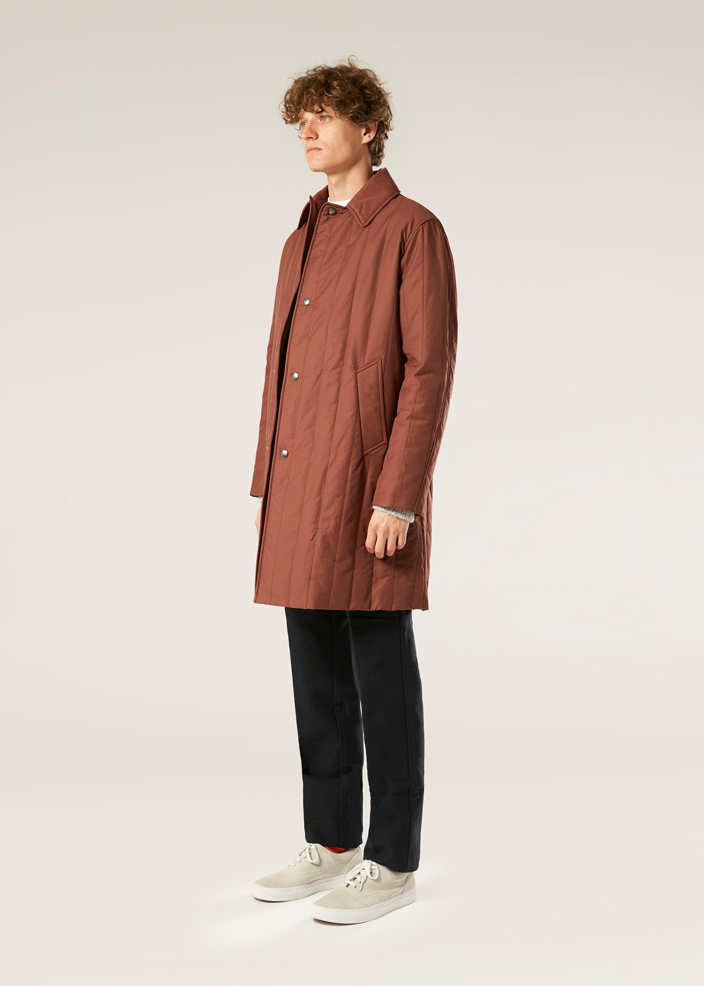 Aamsterdam Nylon Padded Coat Brown & Jackets