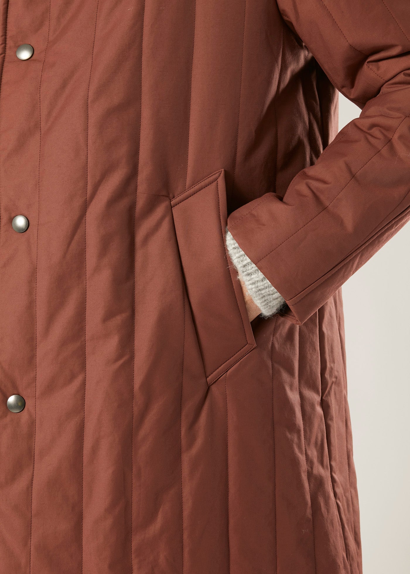 Aamsterdam Nylon Padded Coat Brown & Jackets