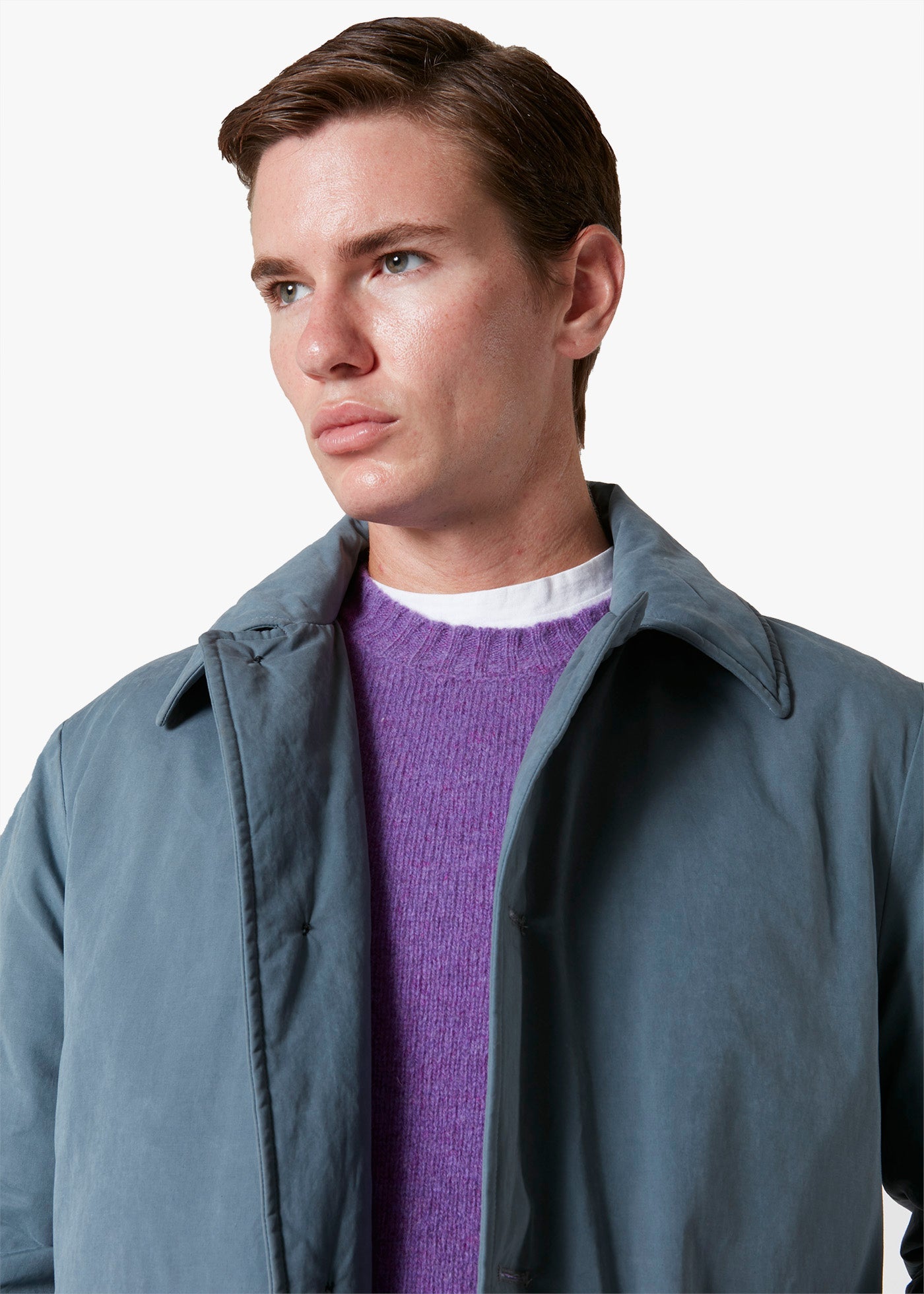 Aamsterdam Nylon Padded Coat Skyblue & Jackets