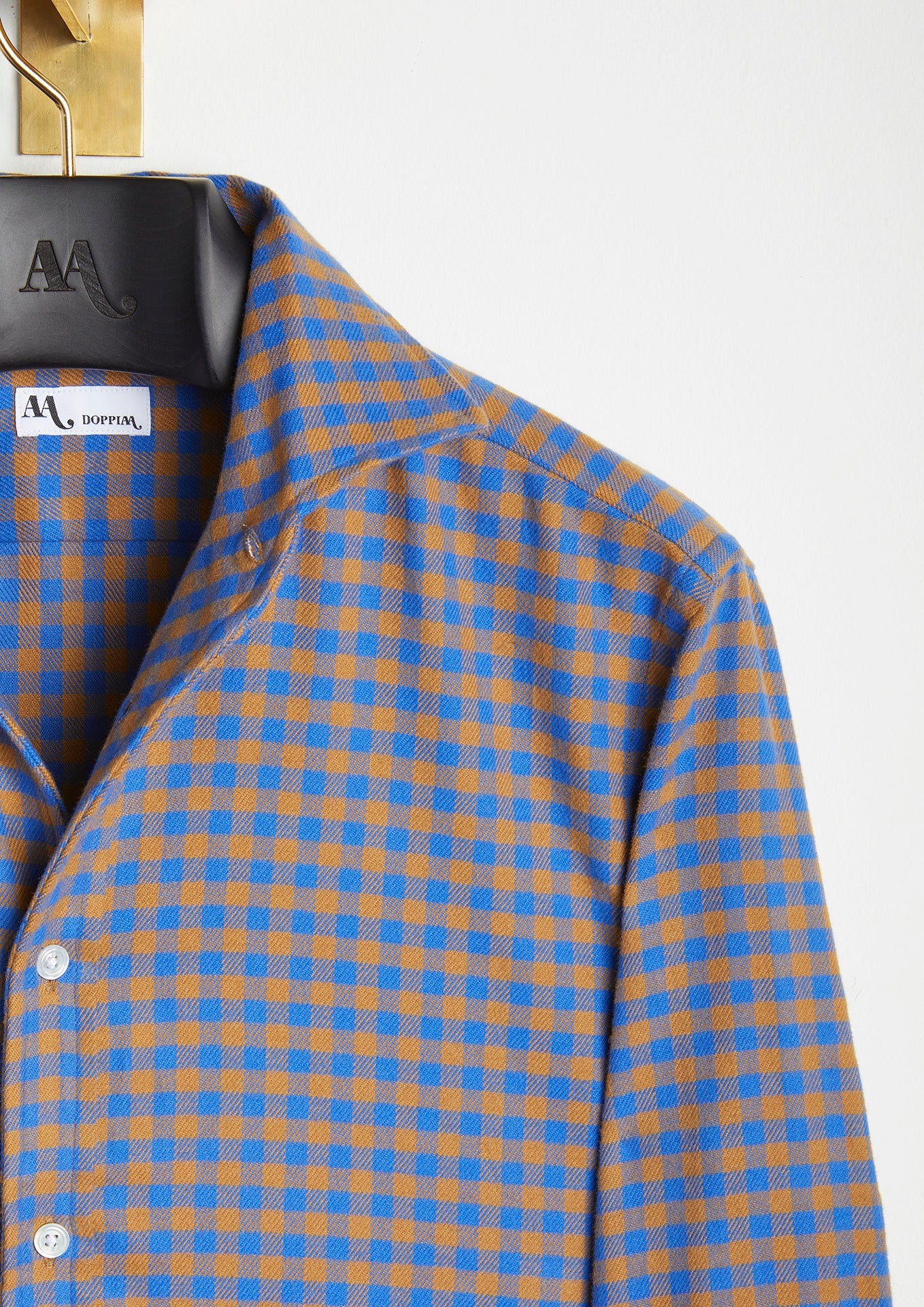 Aanacapri Checked Flannel Shirt Blue