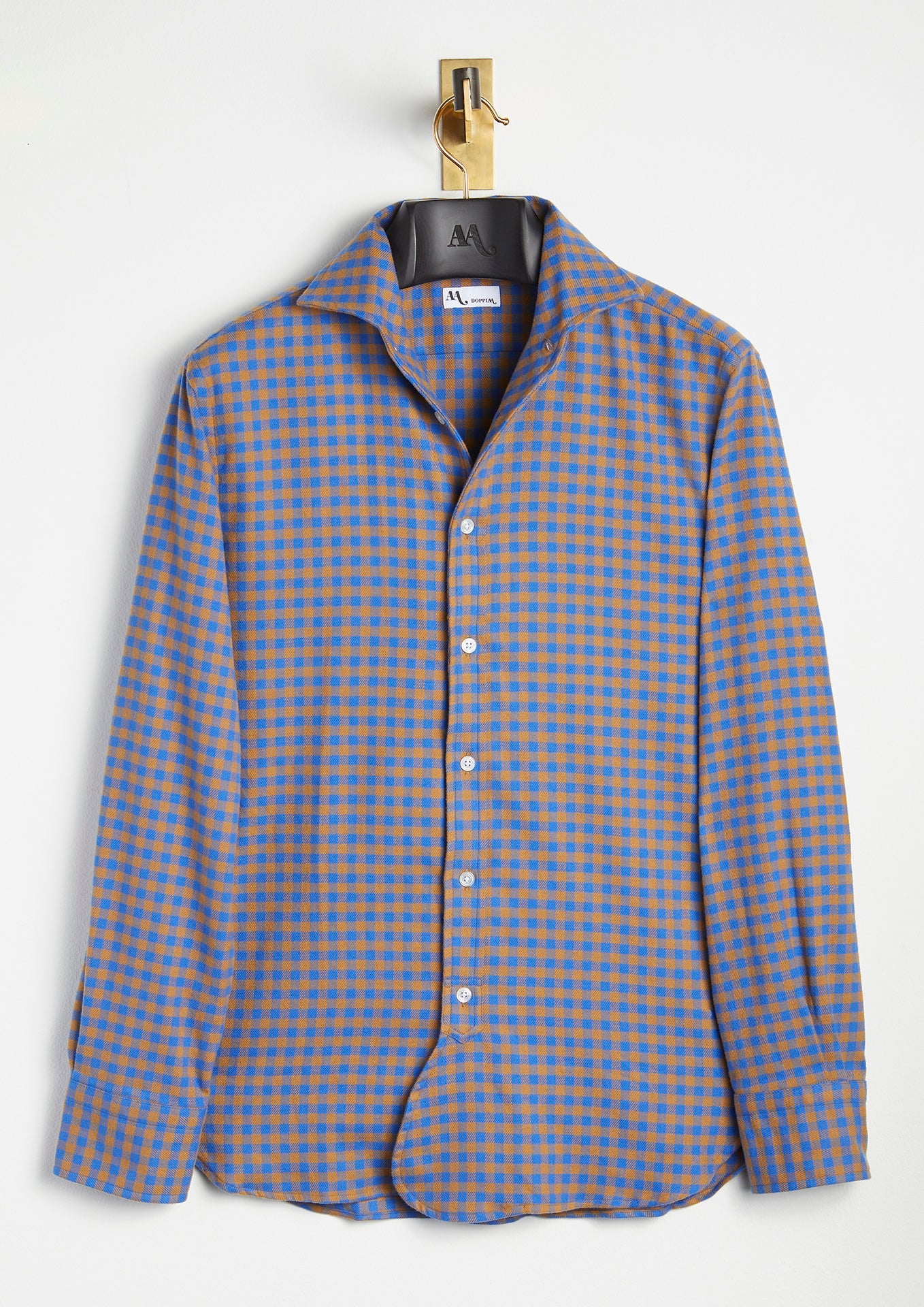 Aanacapri Checked Flannel Shirt Blue